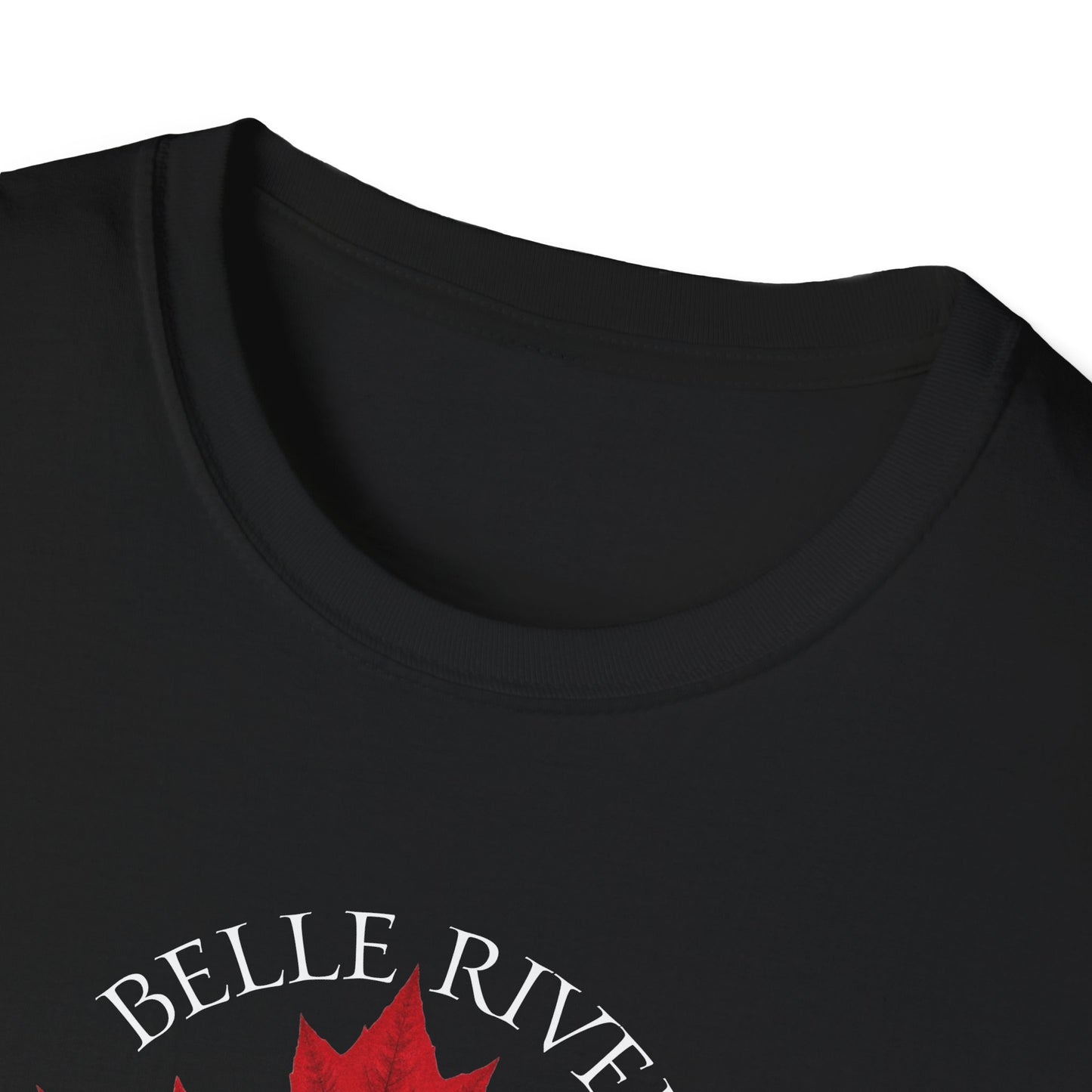 BELLE RIVER Local Crusader, 1 Leaf, I Support Locals T-Shirt, Softstyle Graphic Tee, Unisex Casual Wear, Support Local Merch, Gift for Community Lovers, Finkz Windsor