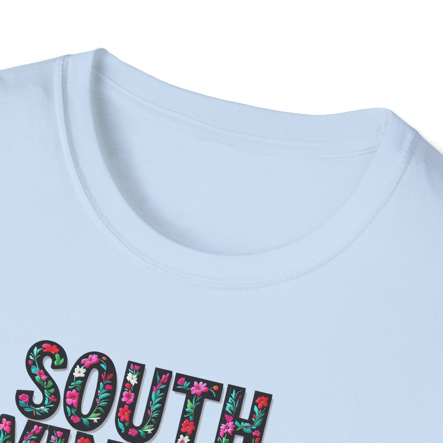 SOUTH WINDSOR Local Gal Flower-Heart T-Shirt, 3 Softstyle Graphic Tee, Unisex Casual Wear, Support Local Merch, Gift for Community Lovers, Finkz WINDSOR