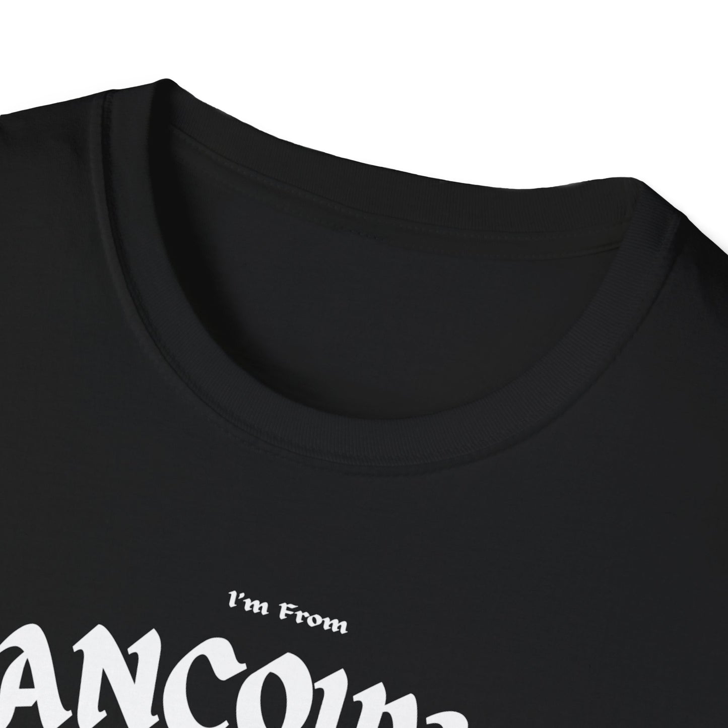 Vancouver Underestimate Gal T-Shirt, c013-n00-s001 Softstyle Graphic Tee, Unisex Casual Wear, Support'n Locals Merch, Gift for Community Lovers.