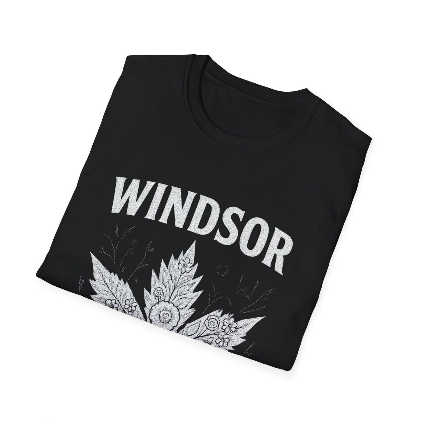 Windsor Local Gal Leaf T-Shirt, Softstyle Graphic Tee, Unisex Casual Wear, Support Local Merch, Gift for Community Lovers