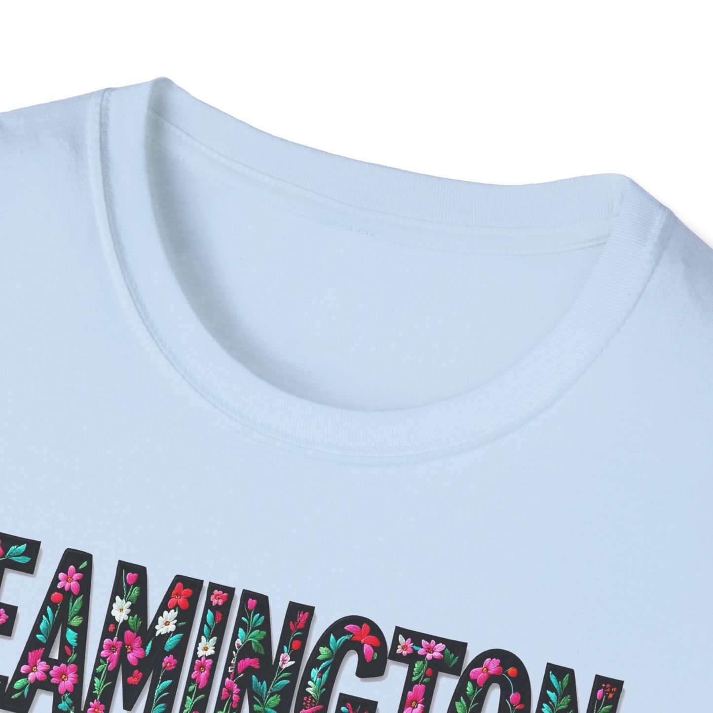 LEAMINGTON Local Gal Flower-Heart T-Shirt, 3 Softstyle Graphic Tee, Unisex Casual Wear, Support Local Merch, Gift for Community Lovers, Finkz WINDSOR