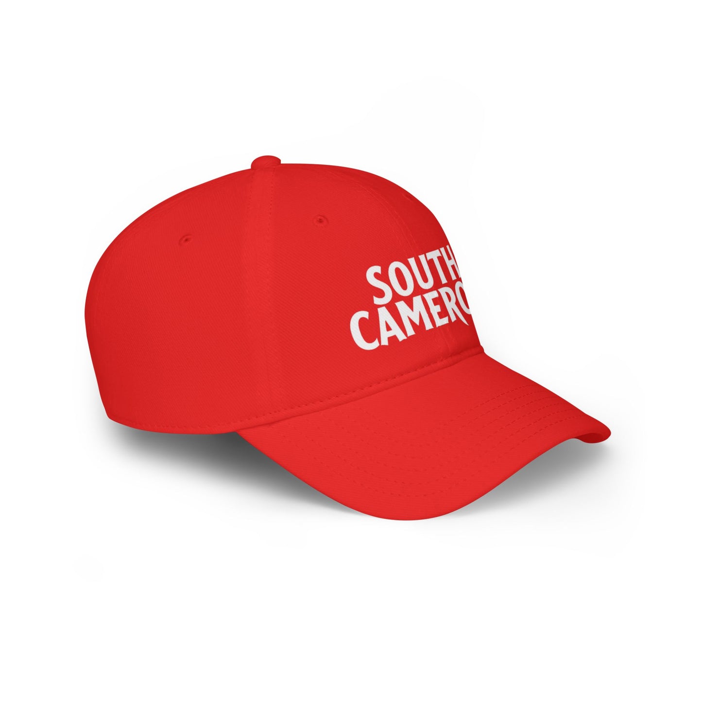 SOUTH CAMERON Low Profile Baseball Cap - Red Hat for Community Lovers FINKZ WINDSOR