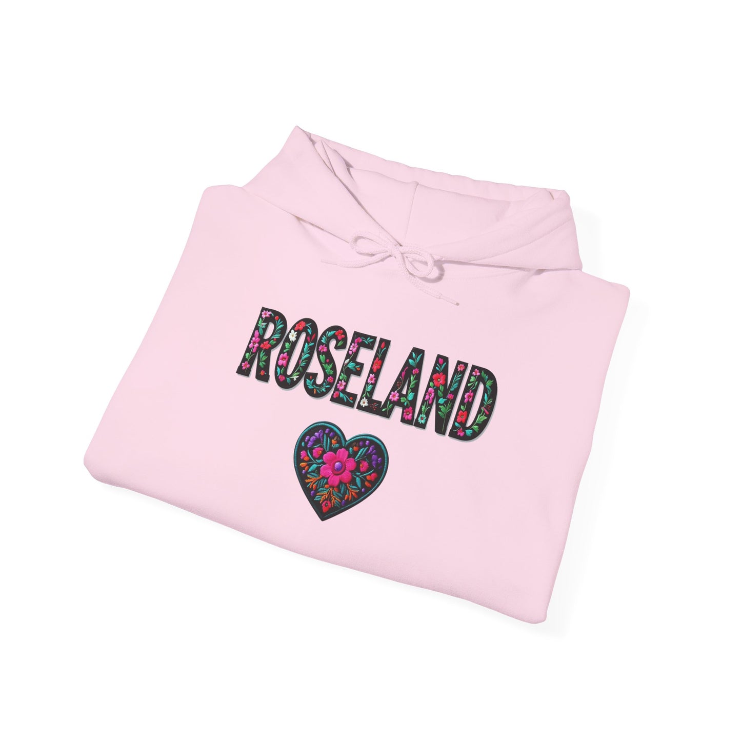 Roseland Local Gal Flower c01-n04-hs005, Hooded Sweatshirt - Unisex Heavy Blend™ Pullover, Casual Hoodie for Every Day, Gift for Friends, Support'n Locals -Local Pride Apparel Support Your Community