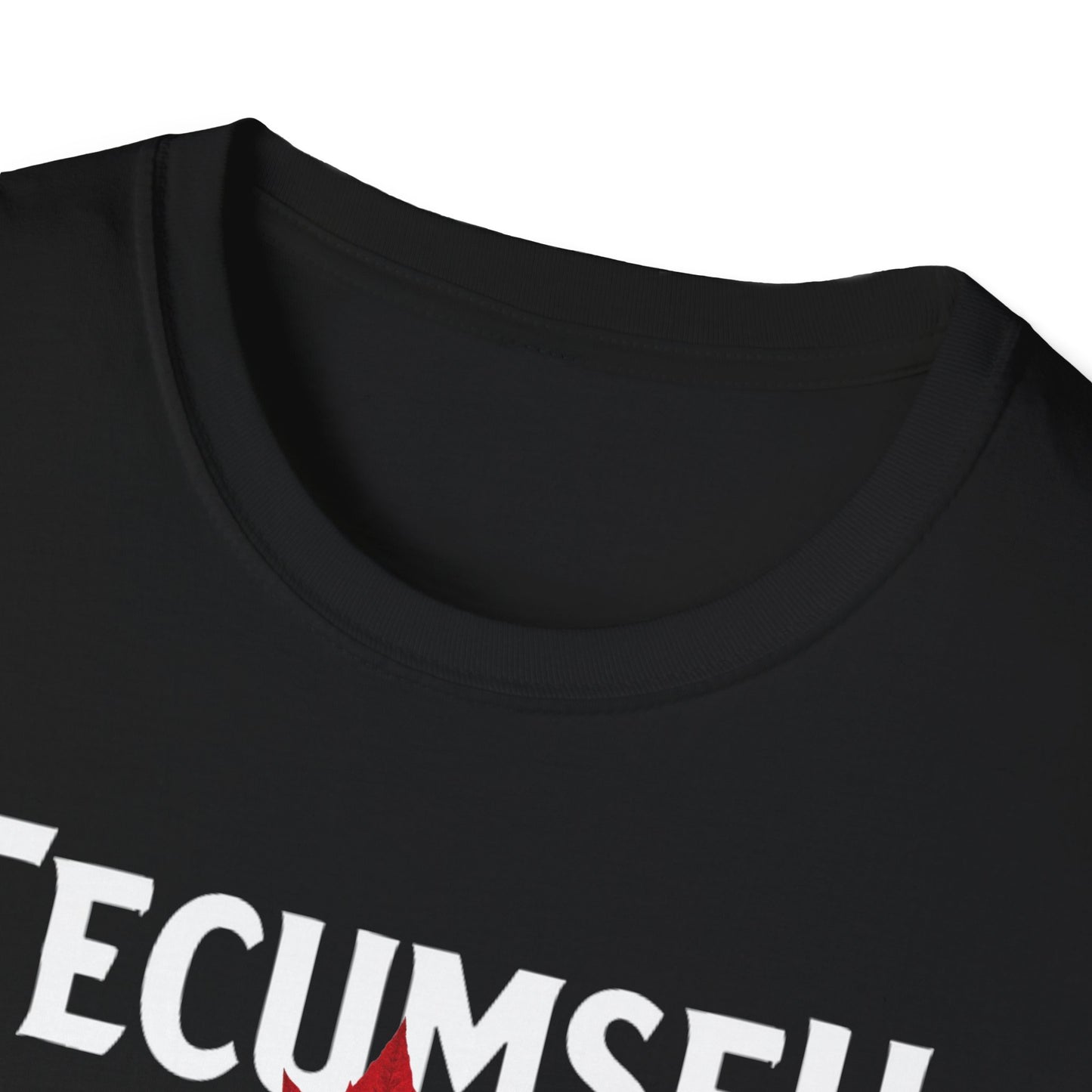 Tecumseh Hardcore Local Red Leaf, We Support Our Own, 1 T-Shirt, Softstyle Graphic Tee, Unisex Casual Wear, Support Local Merch, Gift for Community Lovers