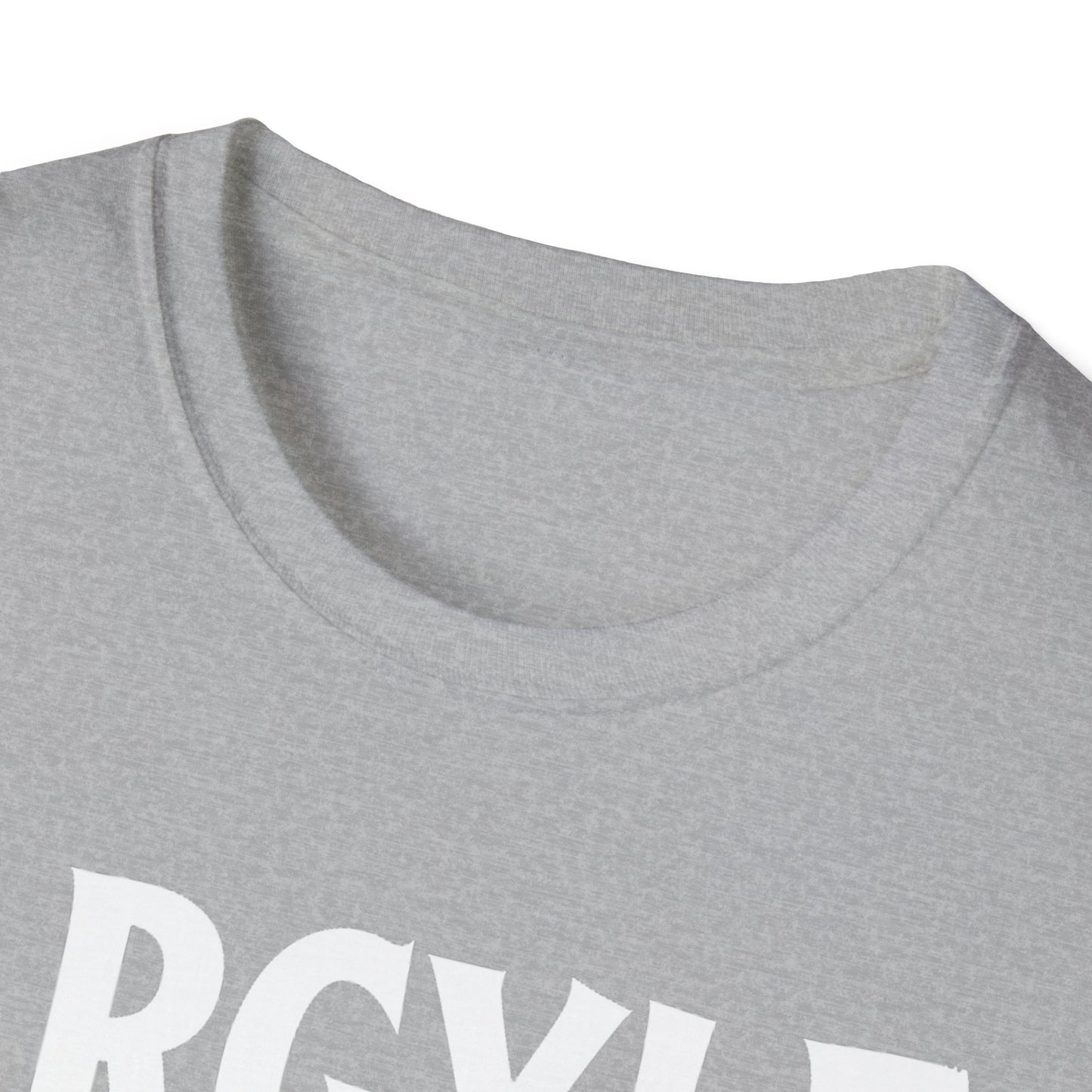 Argyle Hardcore Rep'n White Leaf T-Shirt, c02-n01-s007 Softstyle Graphic Tee, Unisex Casual Wear, Support'n Locals Merch, Gift for Community Lovers.