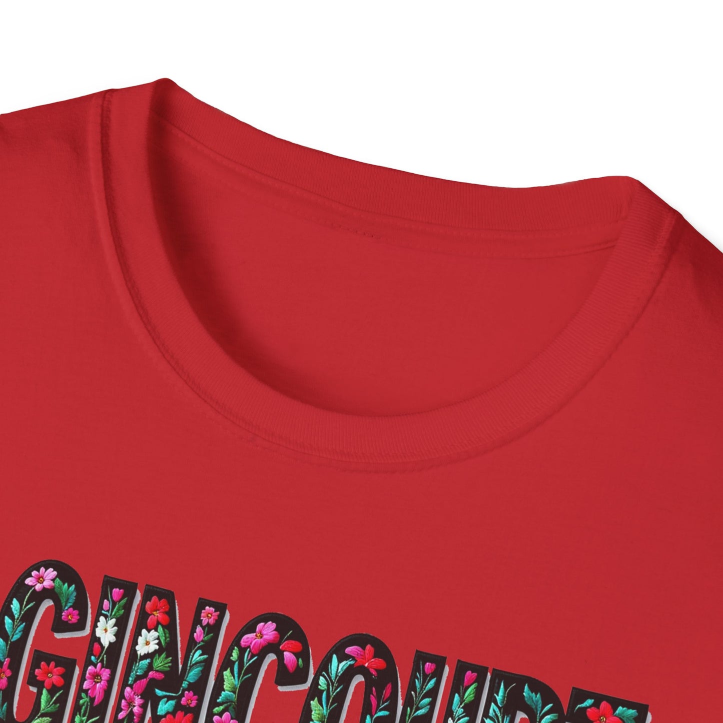 Agincourt Local Gal Flower-Heart T-Shirt, c06-n01-s005 Softstyle Graphic Tee, Unisex Casual Wear, Support Local Merch, Gift for Community Lovers, Finkz WINDSOR