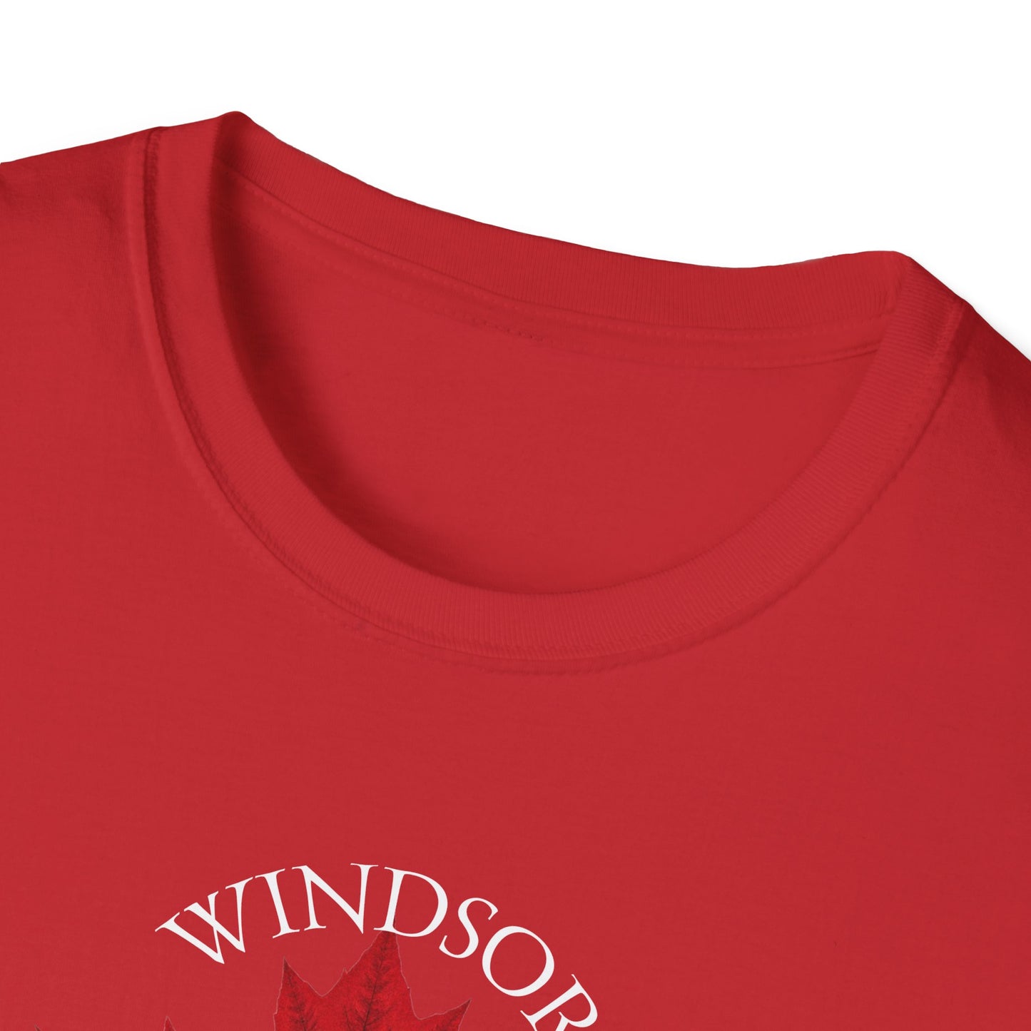 WINDSOR Local Crusader, 1 Leaf, I Support Locals T-Shirt, Softstyle Graphic Tee, Unisex Casual Wear, Support Local Merch, Gift for Community Lovers, Finkz Windsor