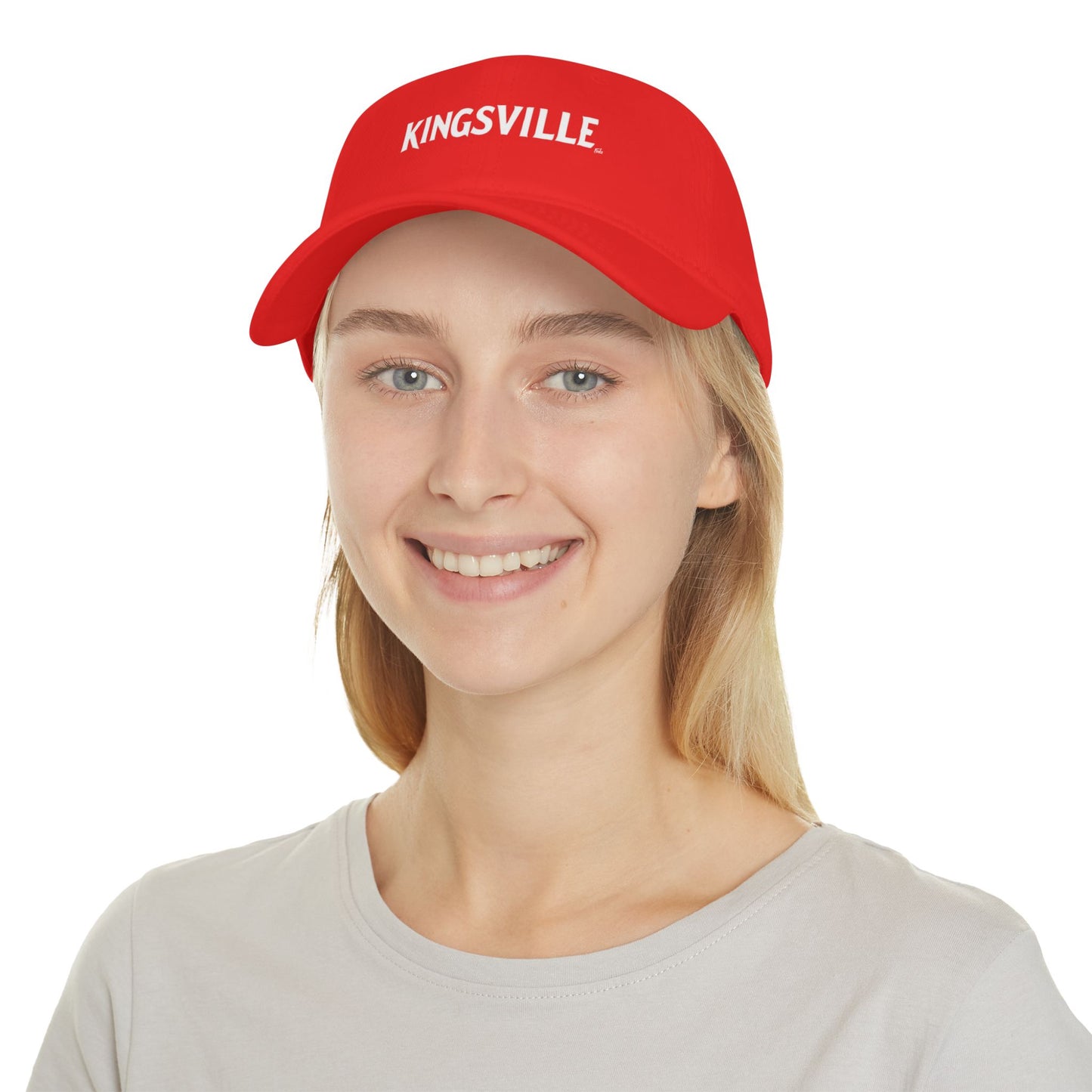 KINGSVILLE Low Profile Baseball Cap - Red Hat for Community Lovers FINKZ WINDSOR
