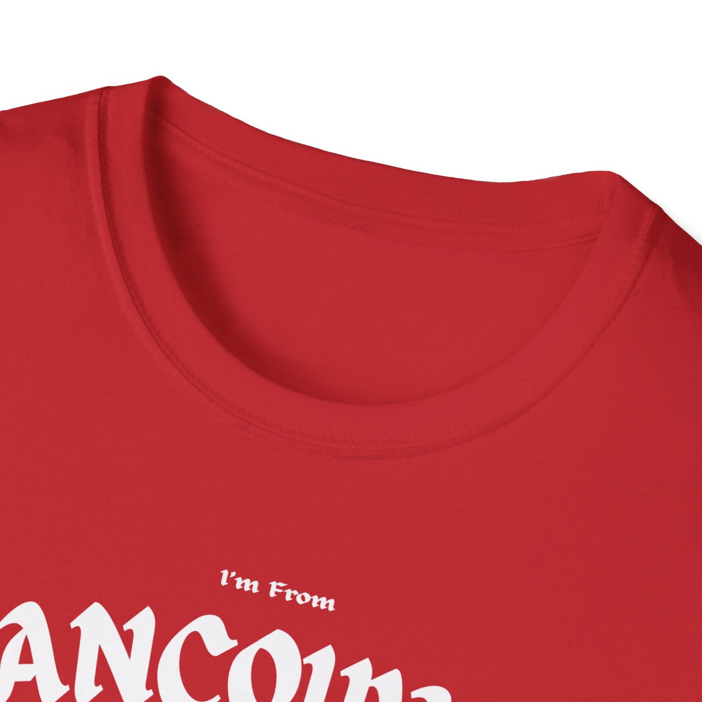 Vancouver Underestimate Gal T-Shirt, c013-n00-s001 Softstyle Graphic Tee, Unisex Casual Wear, Support'n Locals Merch, Gift for Community Lovers.