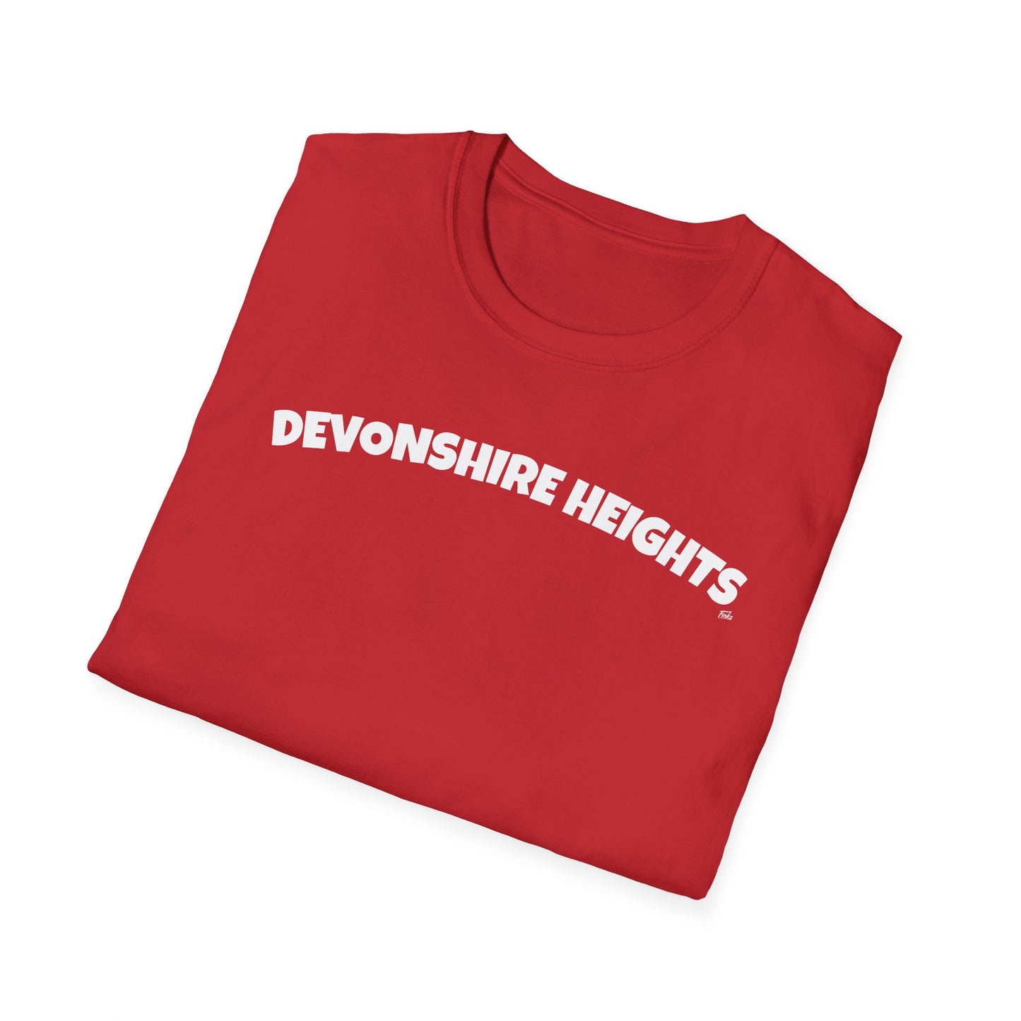 DEVONSHIRE HEIGHTS T-Shirt, Softstyle Graphic Tee, Unisex Casual Wear, Support Local Merch, Gift for Community Lovers, Finkz Windsor
