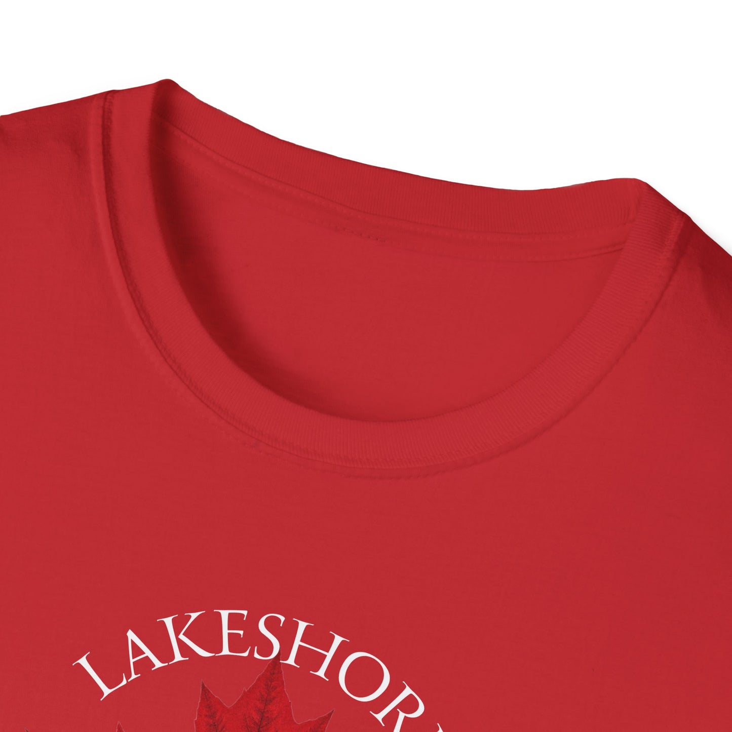 LAKESHORE Local Crusader, 1 Leaf, I Support Locals T-Shirt, Softstyle Graphic Tee, Unisex Casual Wear, Support Local Merch, Gift for Community Lovers, Finkz Windsor