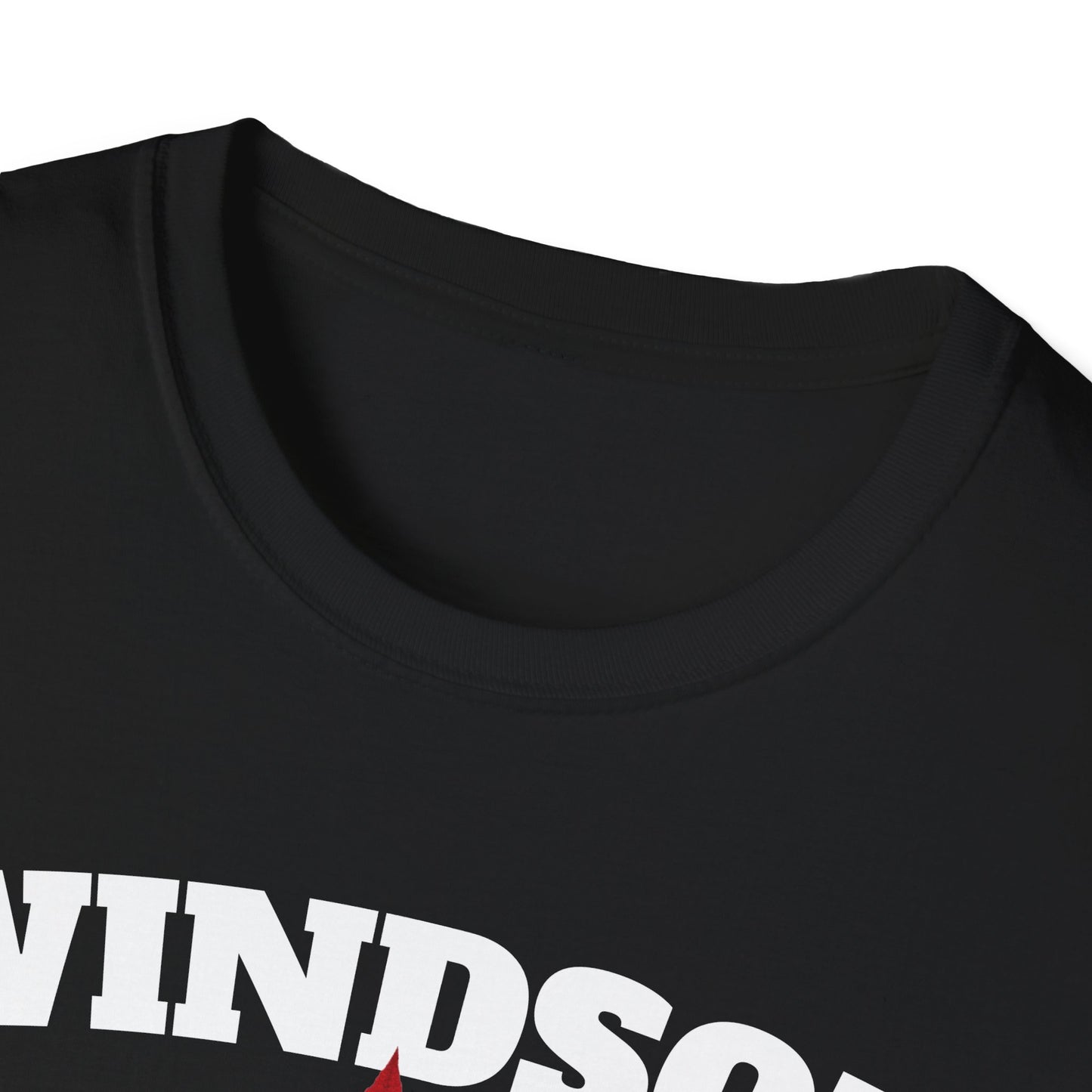 Windsor Local Gal Red Leaf T-Shirt, Softstyle Graphic Tee, Unisex Casual Wear, Support Local Merch, Gift for Community Lovers, Finkz