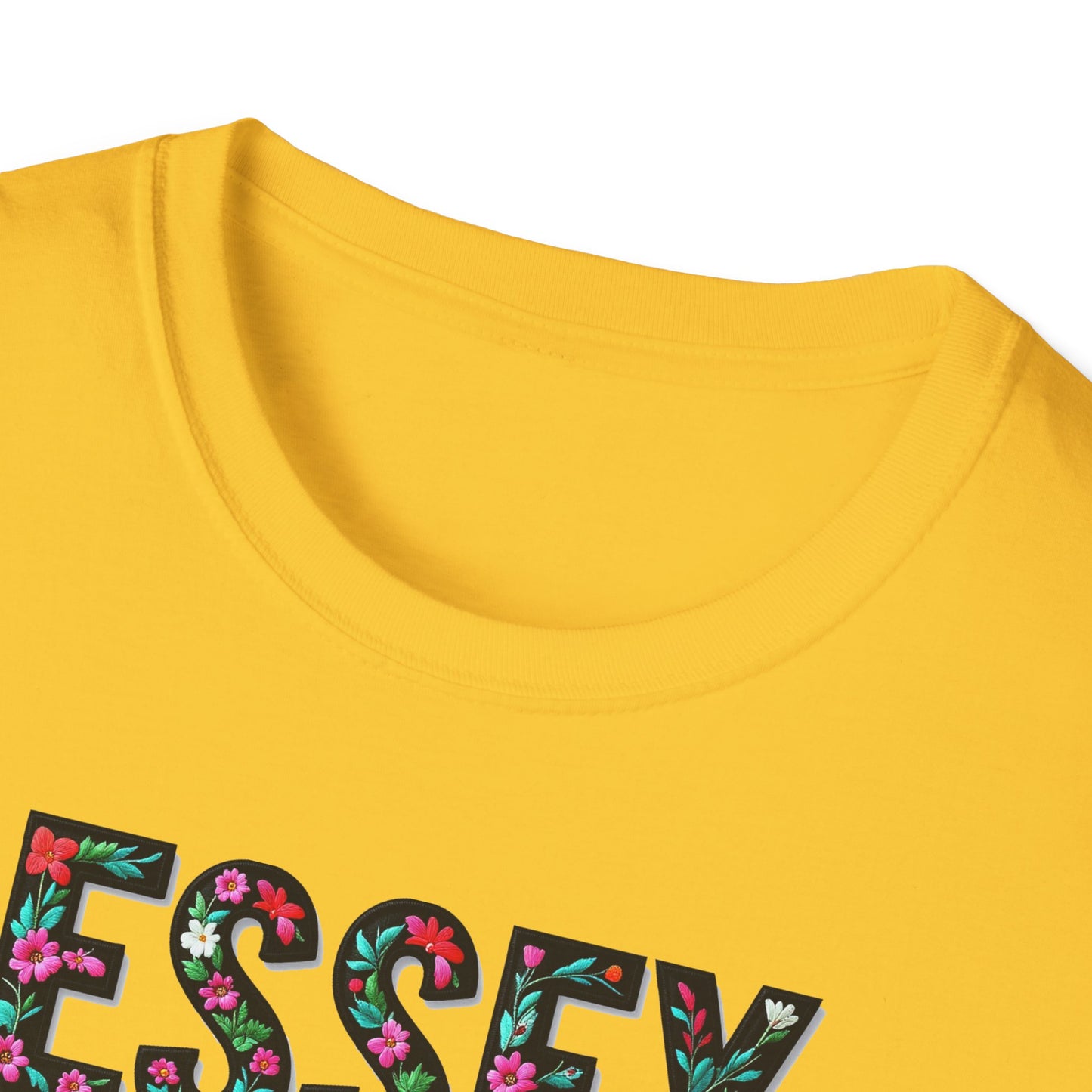 ESSEX Local Gal Flower-Heart T-Shirt, 3 Softstyle Graphic Tee, Unisex Casual Wear, Support Local Merch, Gift for Community Lovers, Finkz WINDSOR