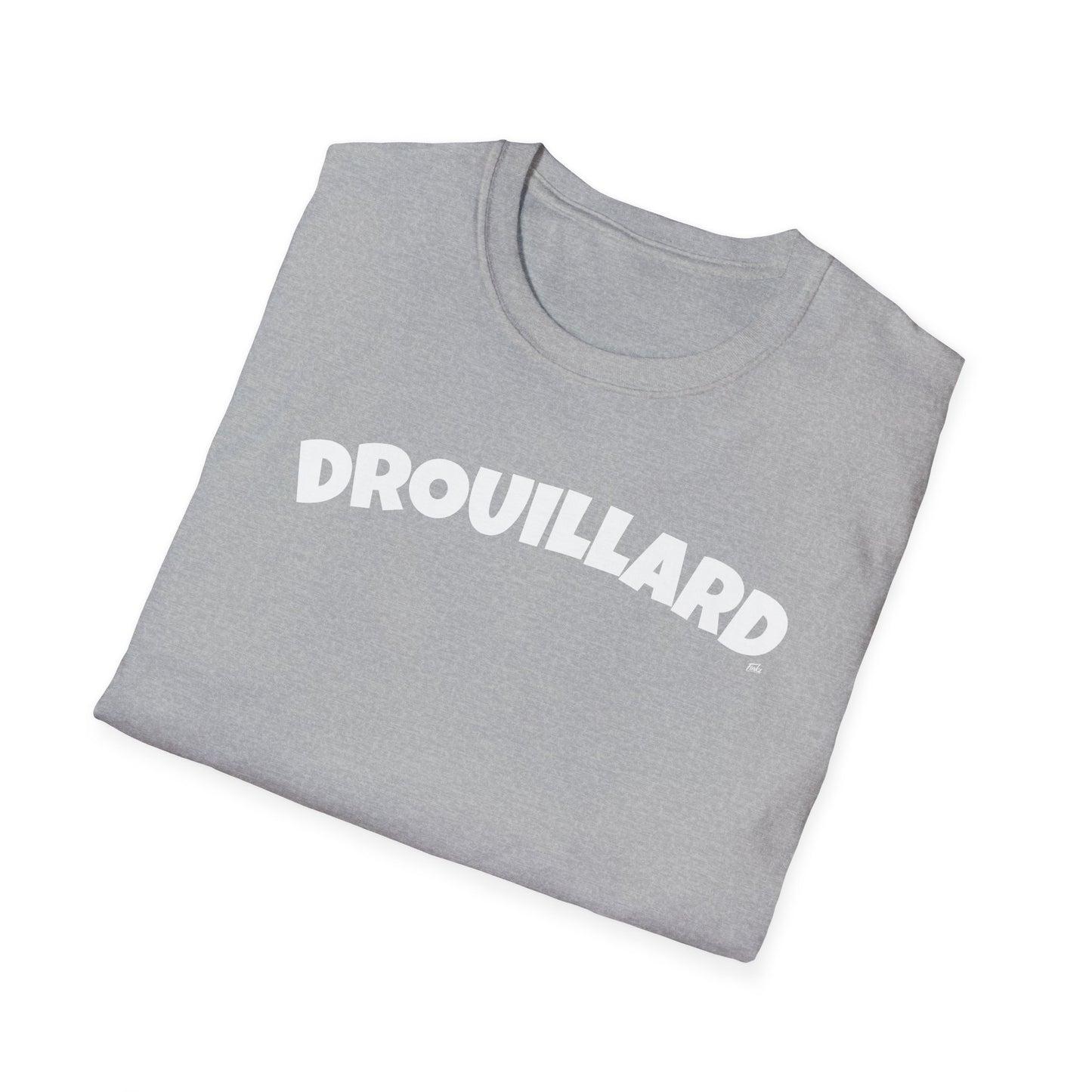 DROUILLARD T-Shirt, Softstyle Graphic Tee, Unisex Casual Wear, Support Local Merch, Gift for Community Lovers, Finkz Windsor