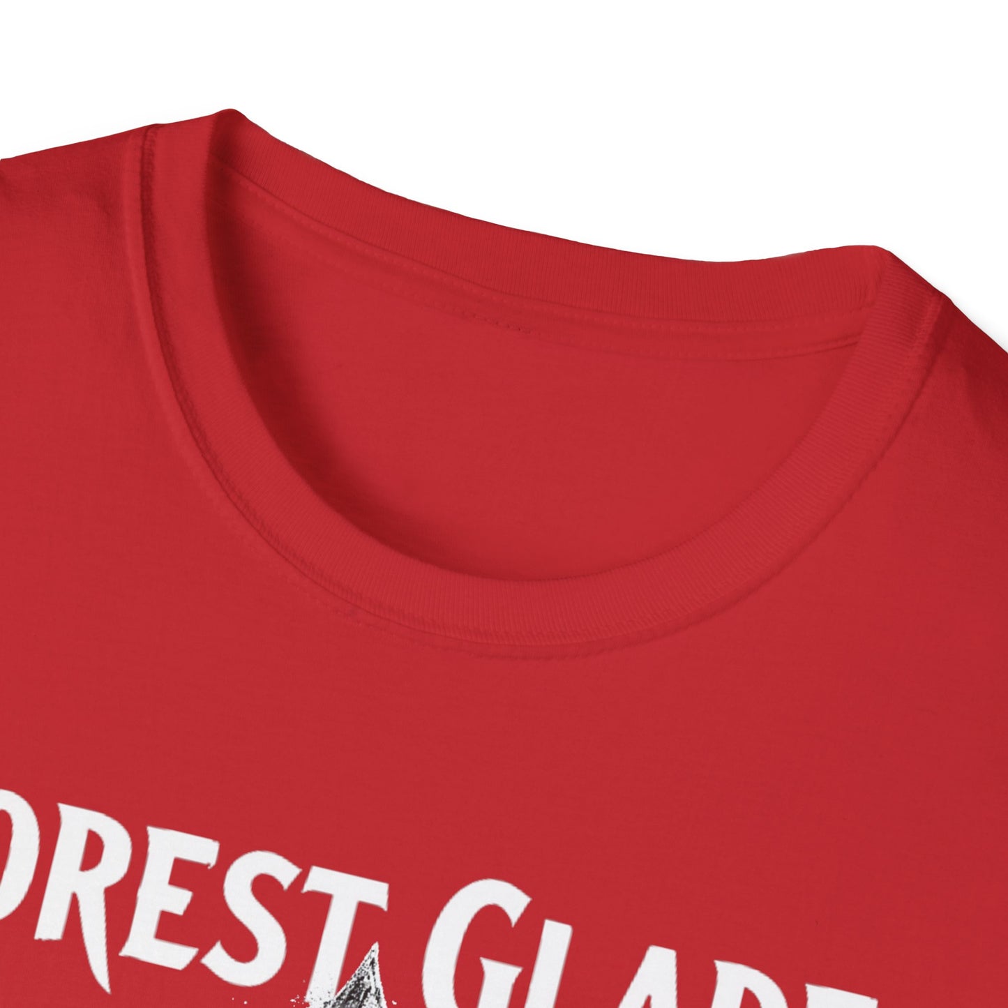 FOREST GLADE, Rep'n My Hood, Hardcore Local Cool Leaf T-Shirt, Softstyle Graphic Tee, Unisex Casual Wear, Support Local Merch, Gift for Community Lovers, Finkz WINDSOR
