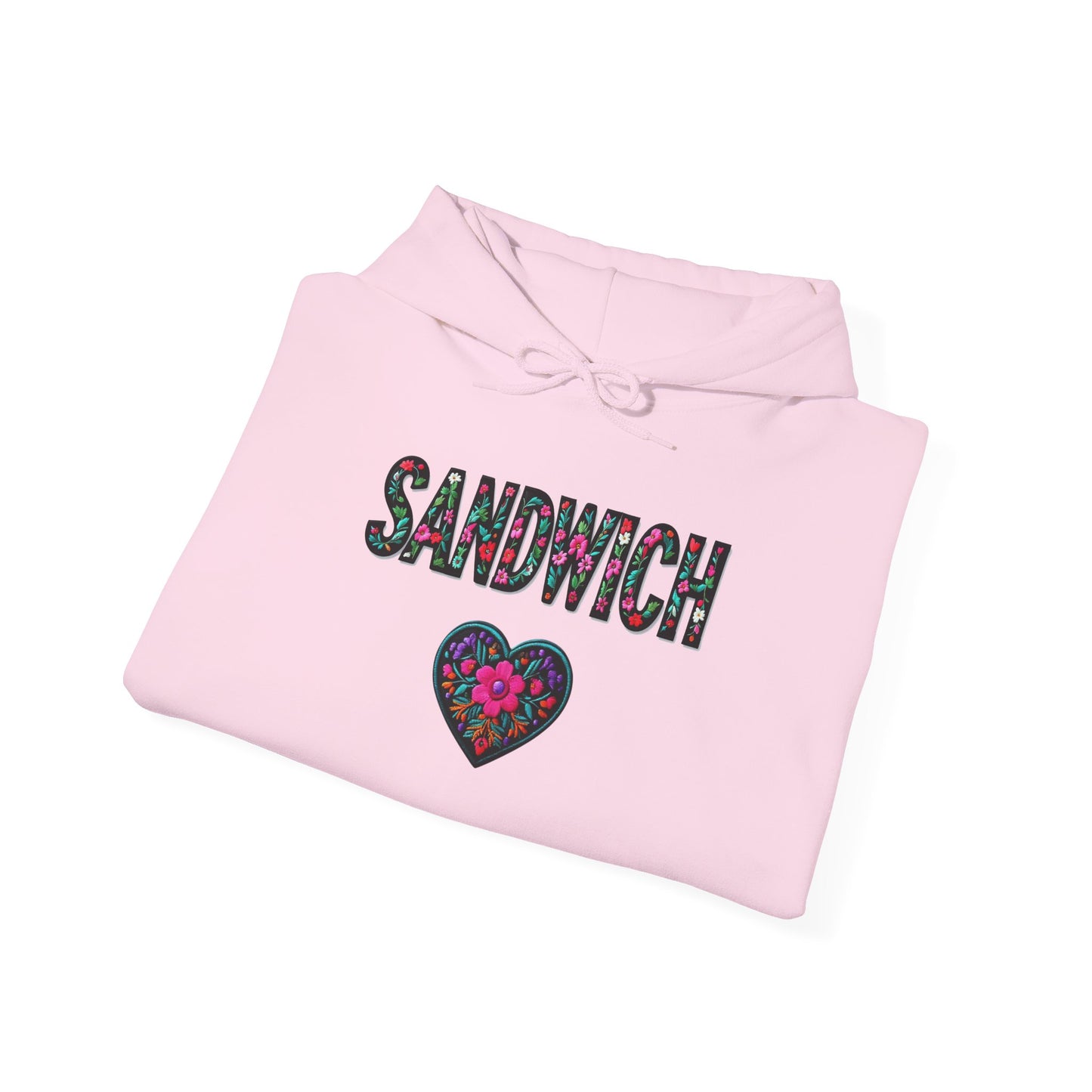 Sandwich Local Gal Flower c01-n13-hs005, Hooded Sweatshirt - Unisex Heavy Blend™ Pullover, Casual Hoodie for Every Day, Gift for Friends, Support'n Locals -Local Pride Apparel Support Your Community