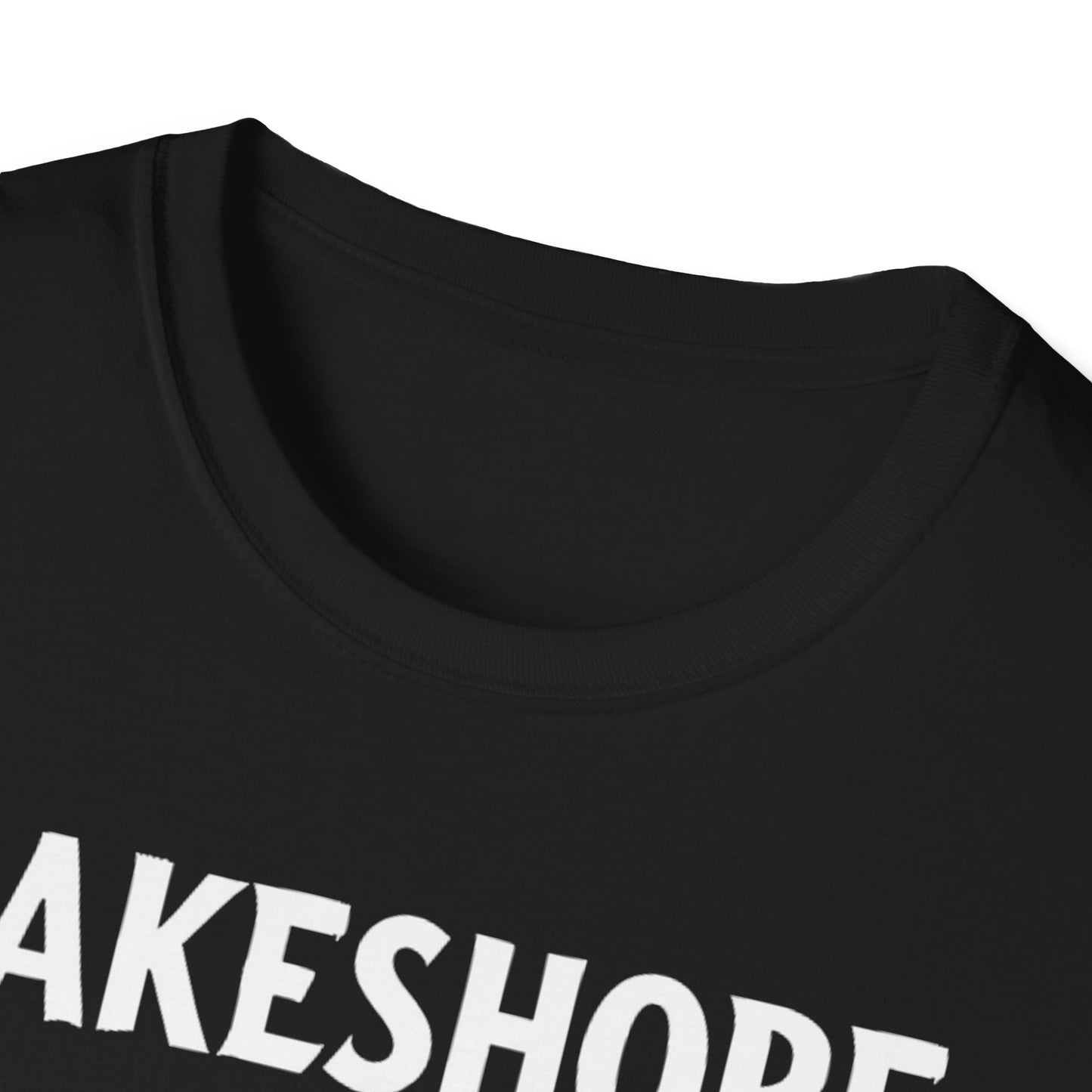 LAKESHORE Hardcore Local Red Leaf, We Support Our Own, 1 T-Shirt, Softstyle Graphic Tee, Unisex Casual Wear, Support Local Merch, Gift for Community Lovers Finkz Windsor
