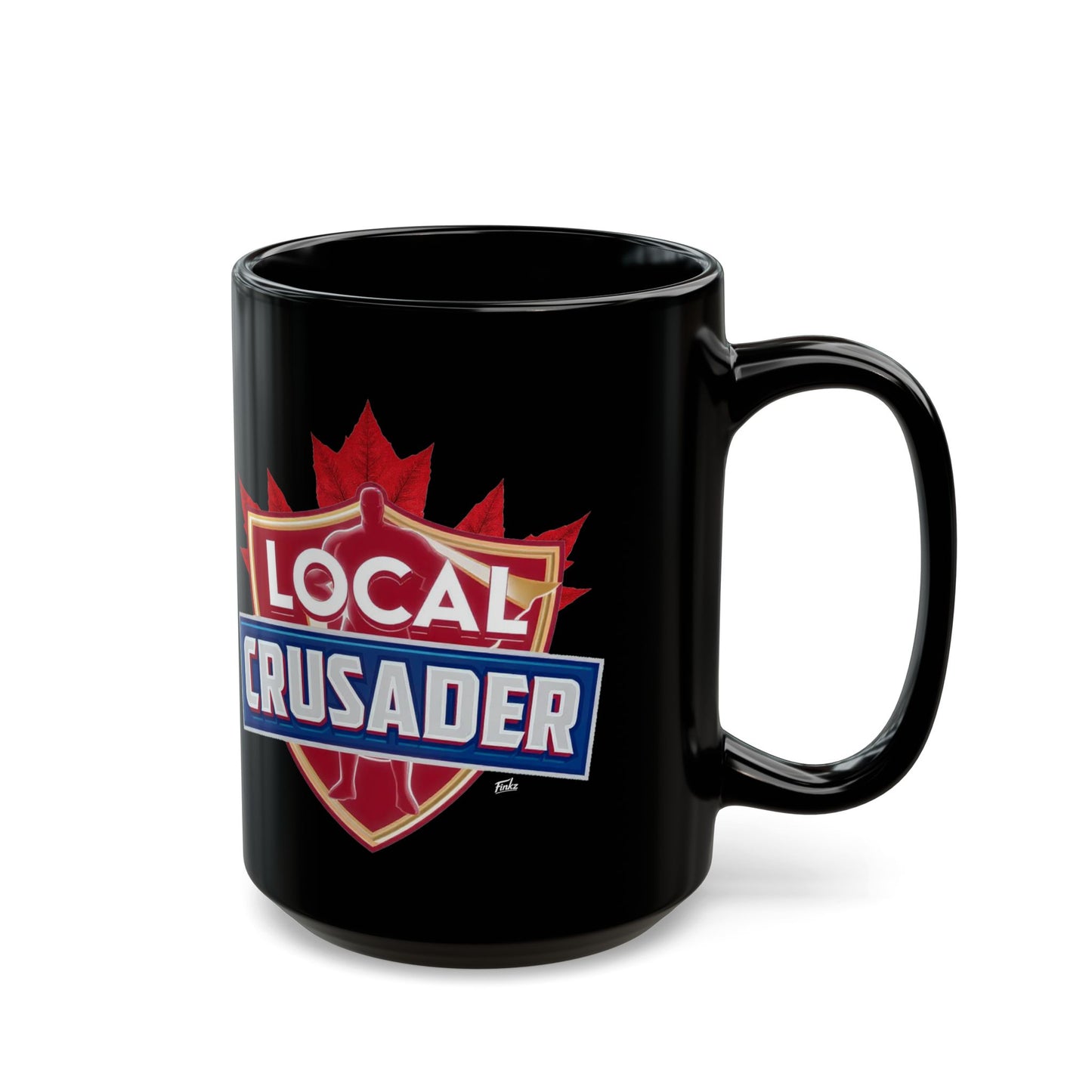 FOREST GLADE 2 LOCAL CRUSADER 6 HARDCORE LOCAL Black Mug 15oz Coffee Cup FINKZ WINDSOR
