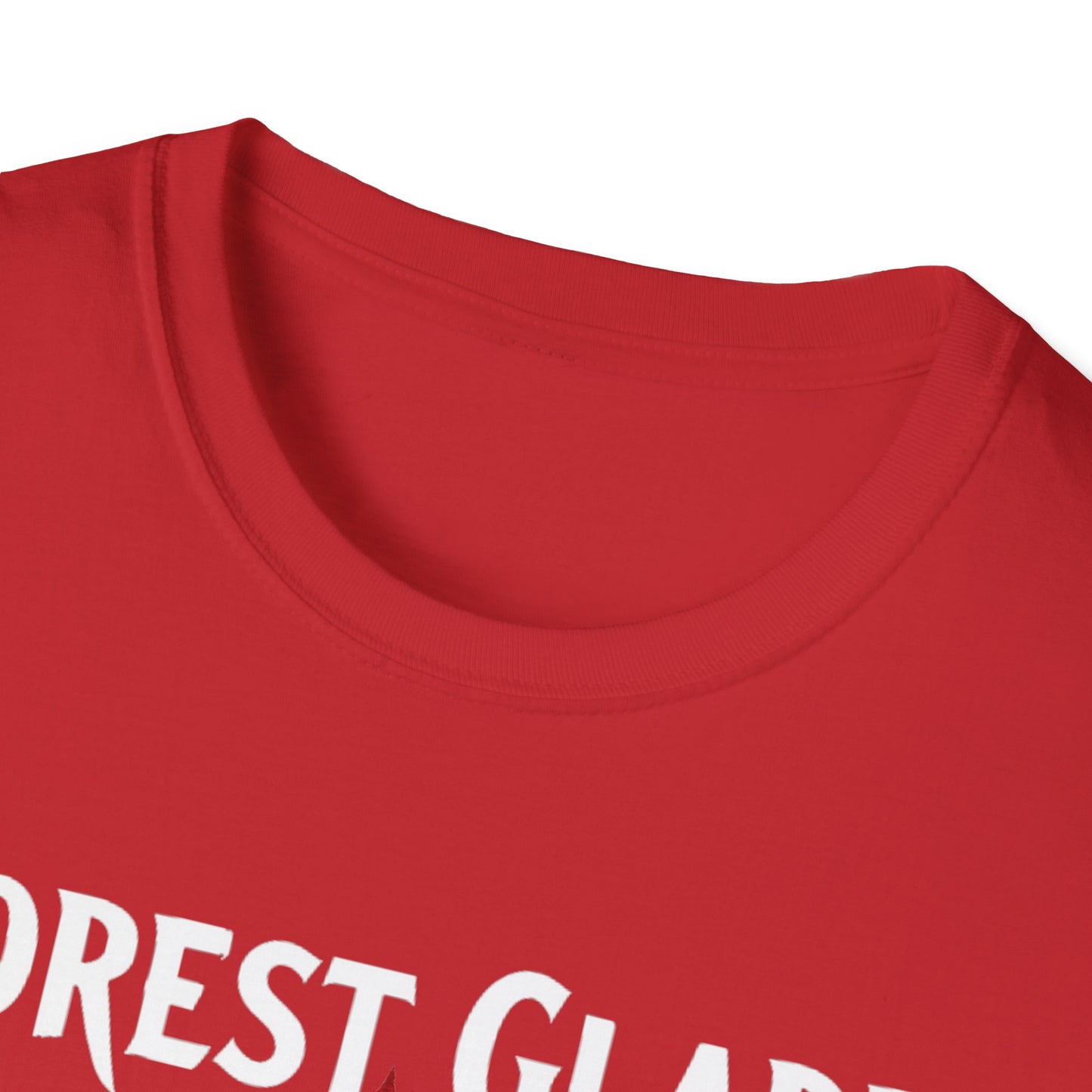 Forest Glade Hardcore Local Red Leaf, We Support Our Own, 1 T-Shirt, Softstyle Graphic Tee, Unisex Casual Wear, Support Local Merch, Gift for Community Lovers