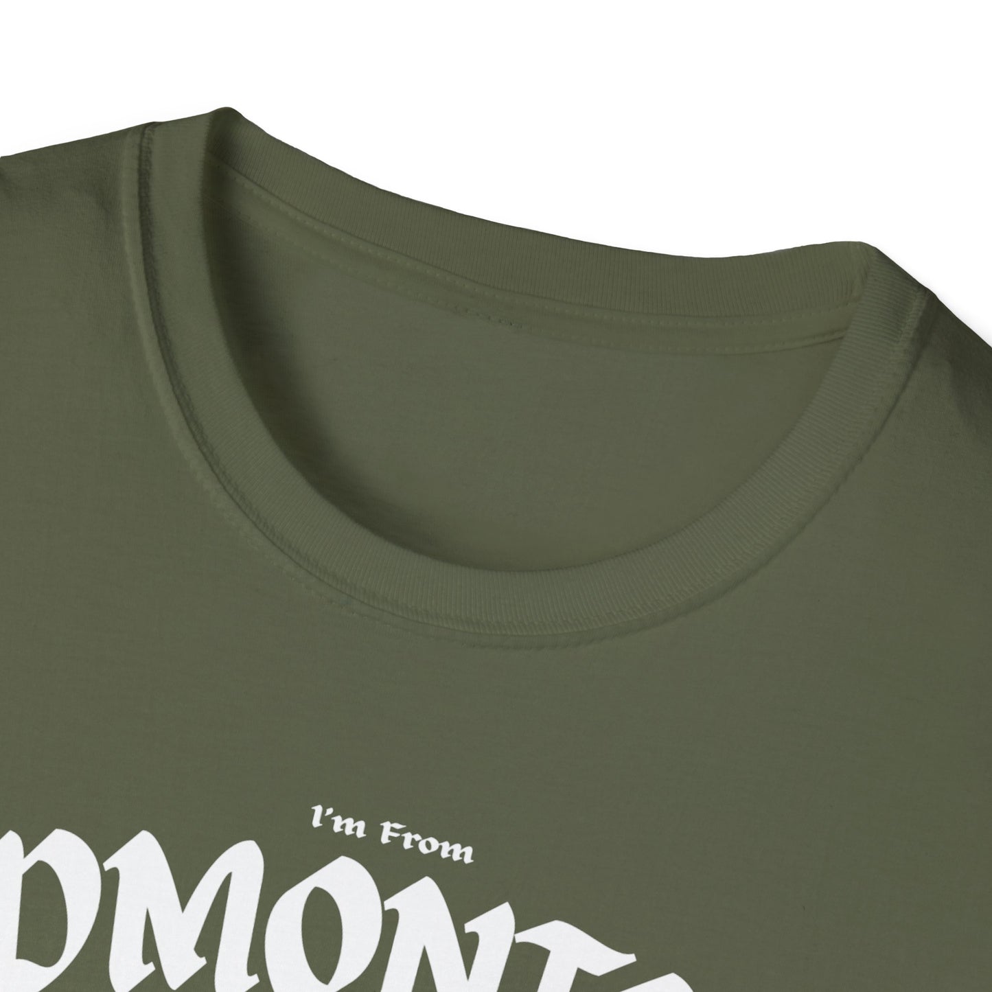 Edmonton Underestimate Gal T-Shirt, c012-n00-s001 Softstyle Graphic Tee, Unisex Casual Wear, Support'n Locals Merch, Gift for Community Lovers.