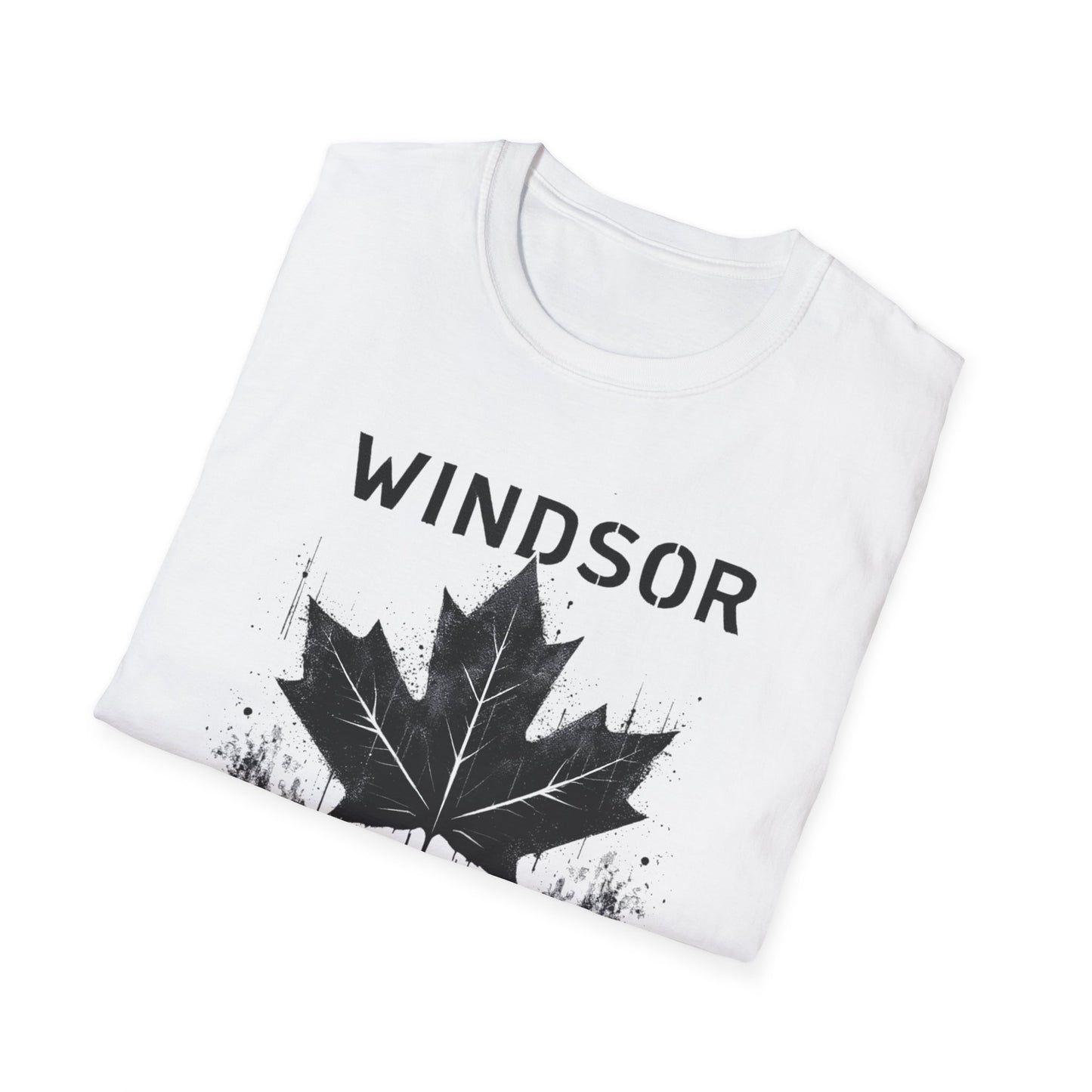 Windsor Hardcore Local T-Shirt, We Support Our Own, Softstyle Graphic Tee, Unisex Casual Wear, Support Local Merch, Gift for Community Lovers
