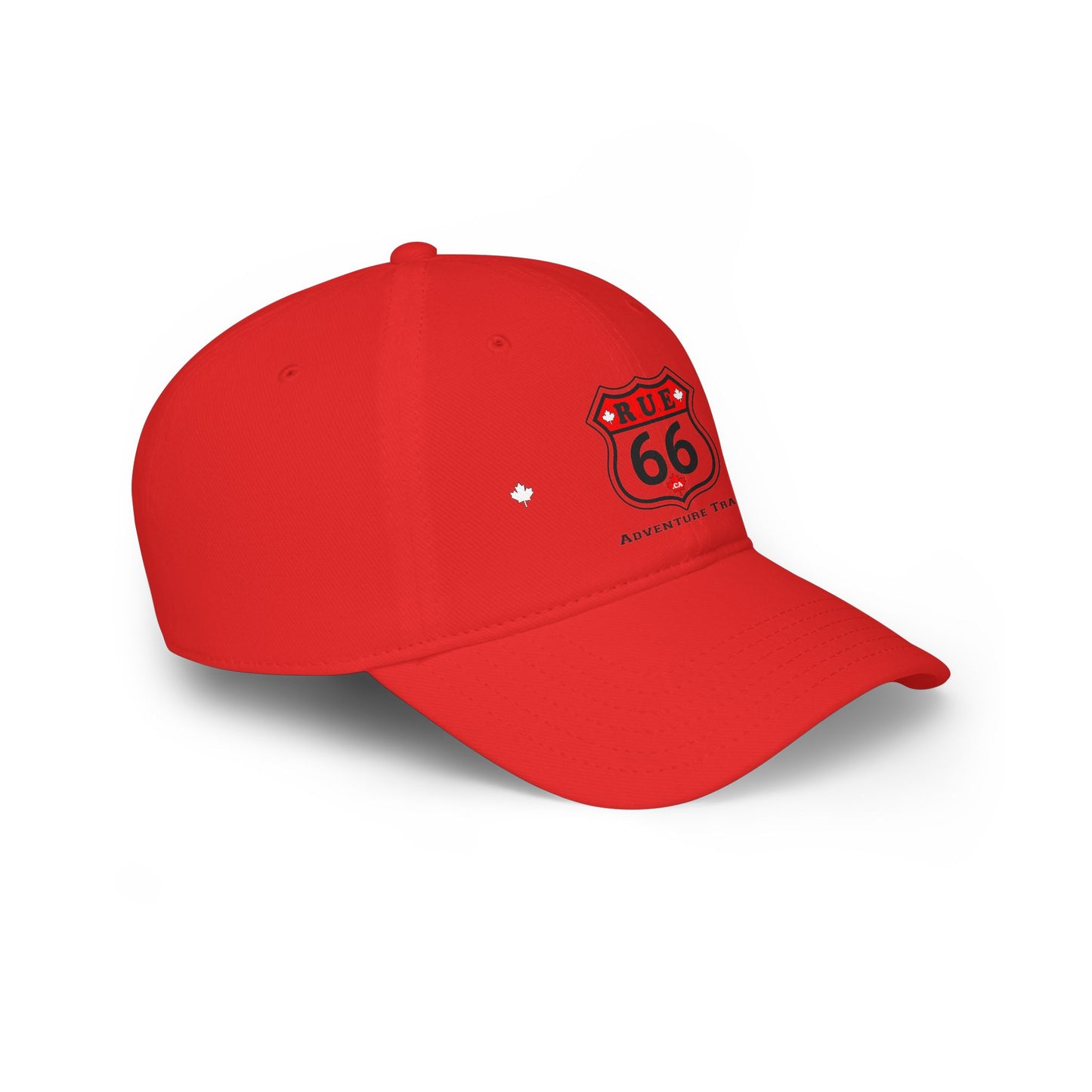 Rue 66 Low Profile Baseball Cap, White Adjustable Hat, Outdoor Gear, Casual Style, Gift for Nature Lovers - rue66.ca