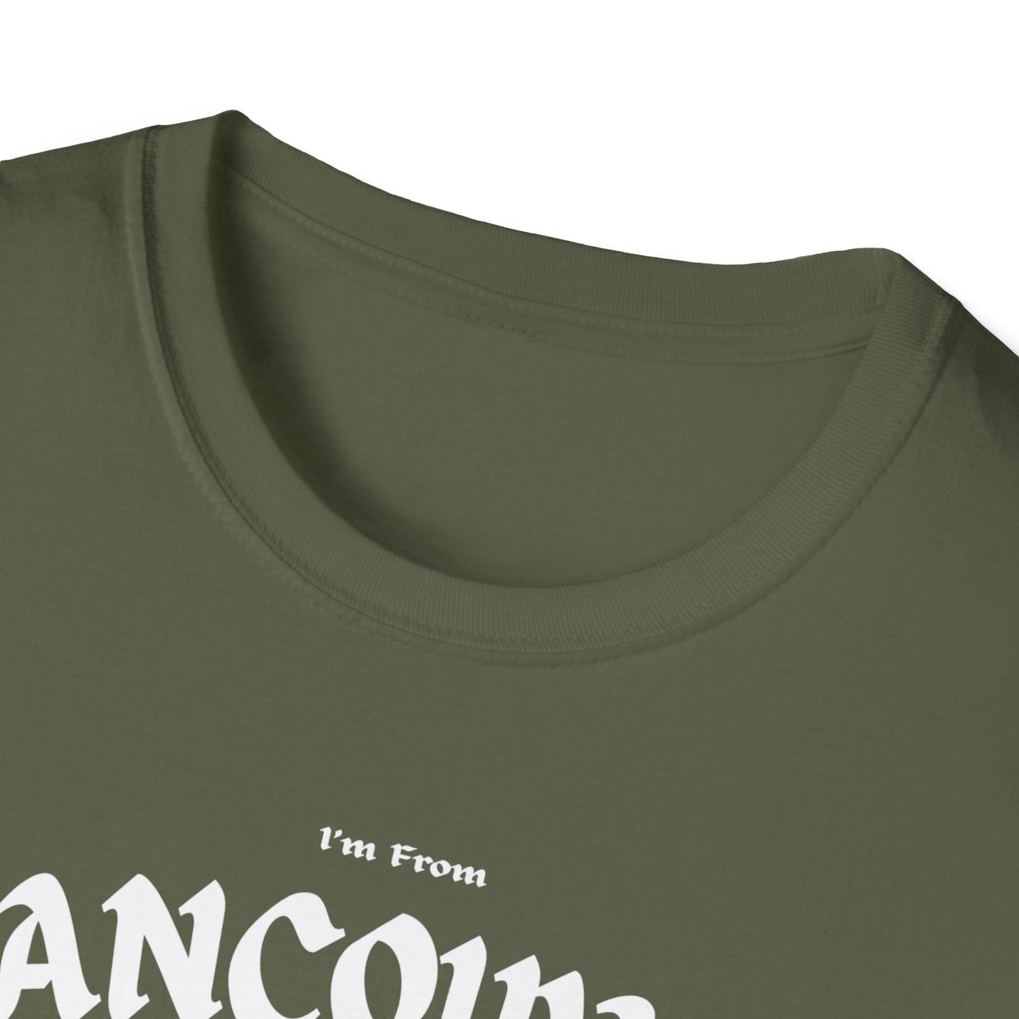 Vancouver Underestimate Gal T-Shirt, c013-n00-s001 Softstyle Graphic Tee, Unisex Casual Wear, Support'n Locals Merch, Gift for Community Lovers.