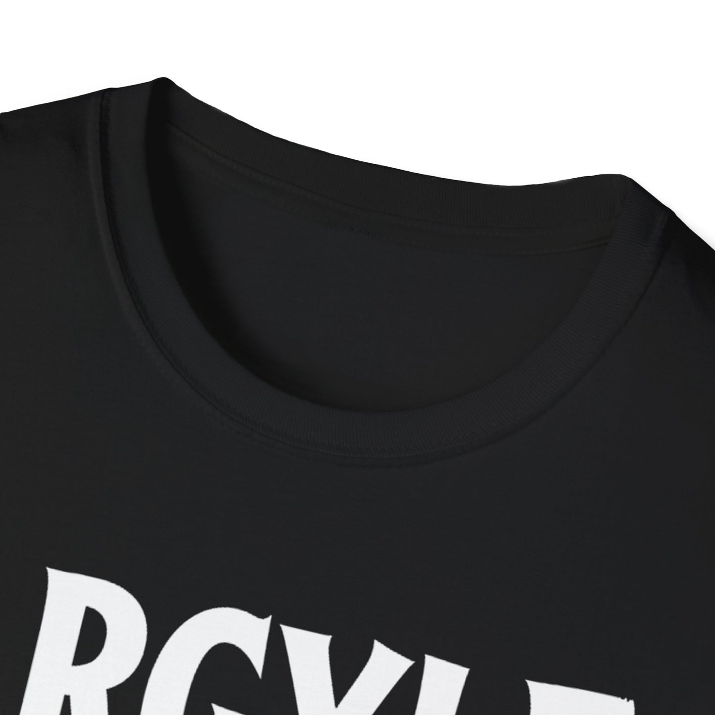 Argyle Hardcore Rep'n White Leaf T-Shirt, c02-n01-s007 Softstyle Graphic Tee, Unisex Casual Wear, Support'n Locals Merch, Gift for Community Lovers.