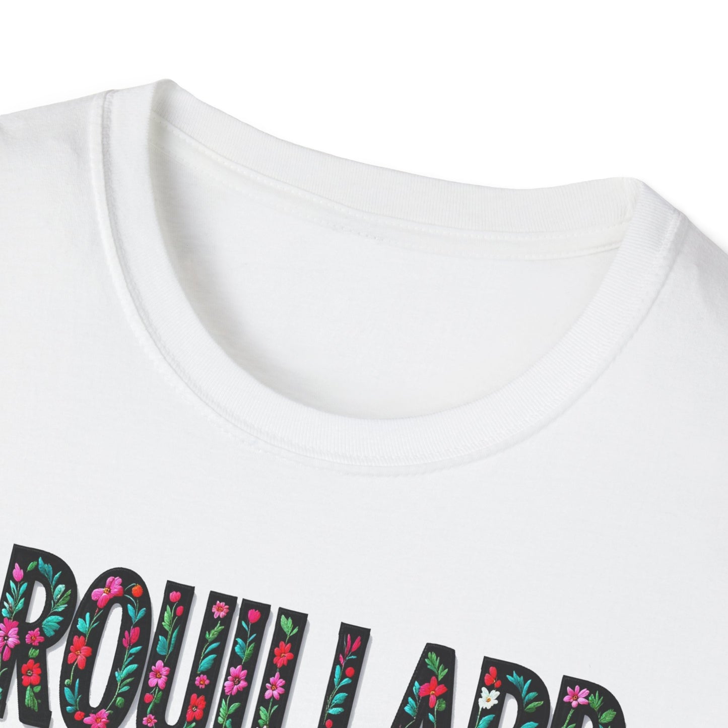DROUILLARD Local Gal Flower-Heart T-Shirt, Softstyle Graphic Tee, Unisex Casual Wear, Support Local Merch, Gift for Community Lovers, Finkz WINDSOR
