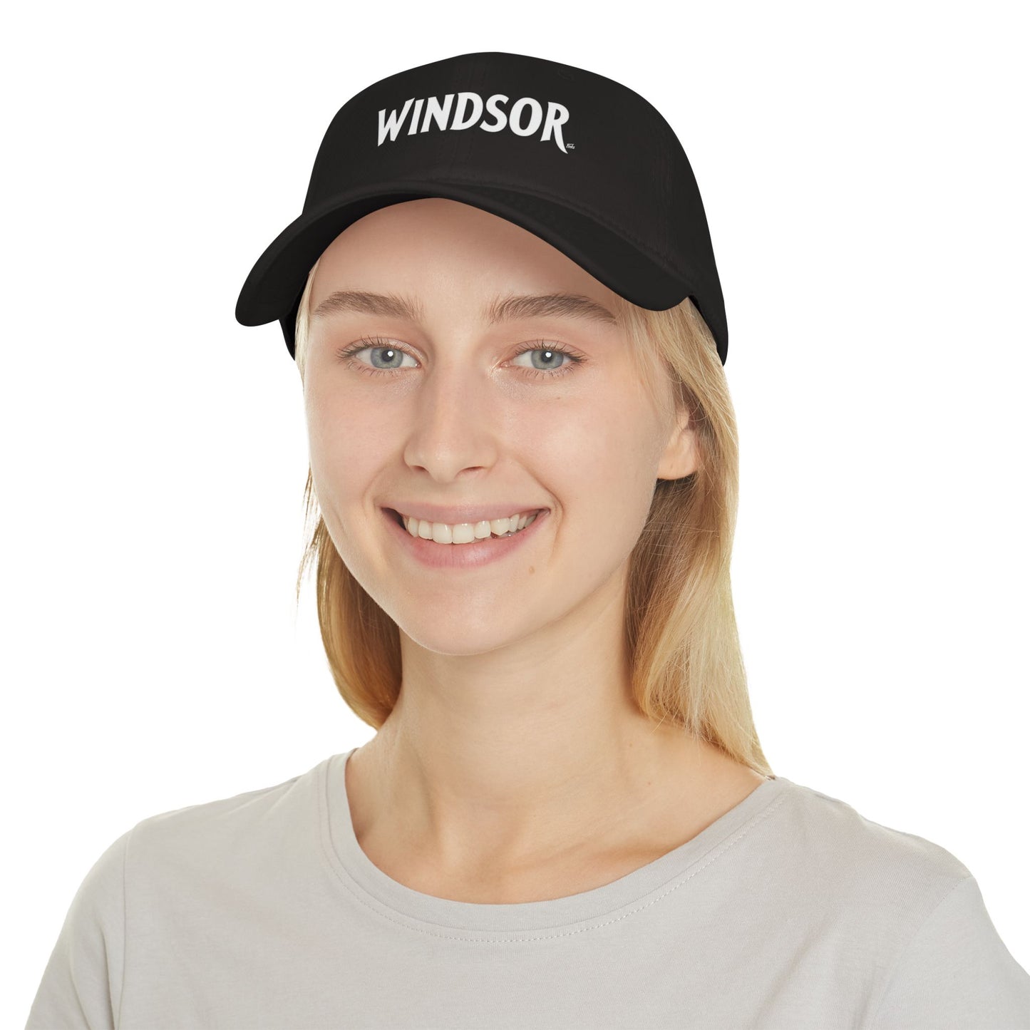 WINDSOR Low Profile Baseball Cap - Red Hat for Community Lovers FINKZ WINDSOR