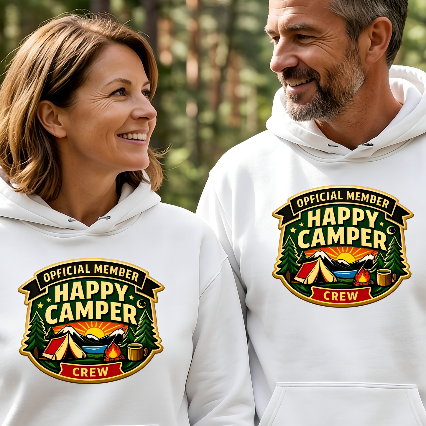 *Official Member Happy Camper Crew Hoodie – *Official Member Happy Camping Crew - HappyCamperCrew.com