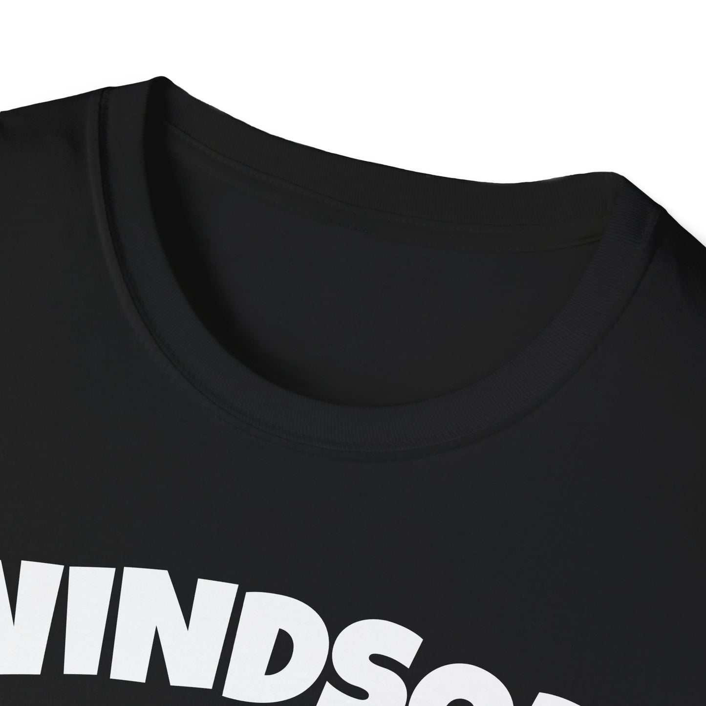 WINDSOR T-Shirt, Softstyle Graphic Tee, Unisex Casual Wear, Support Local Merch, Gift for Community Lovers, Finkz Windsor