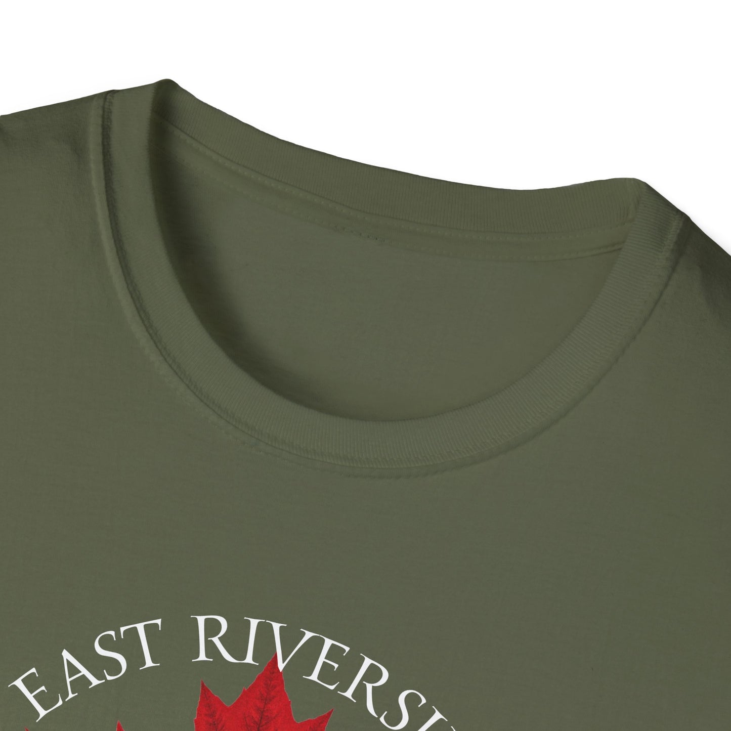 EAST RIVERSIDE Local Crusader, 1 Leaf, I Support Locals T-Shirt, Softstyle Graphic Tee, Unisex Casual Wear, Support Local Merch, Gift for Community Lovers, Finkz Windsor