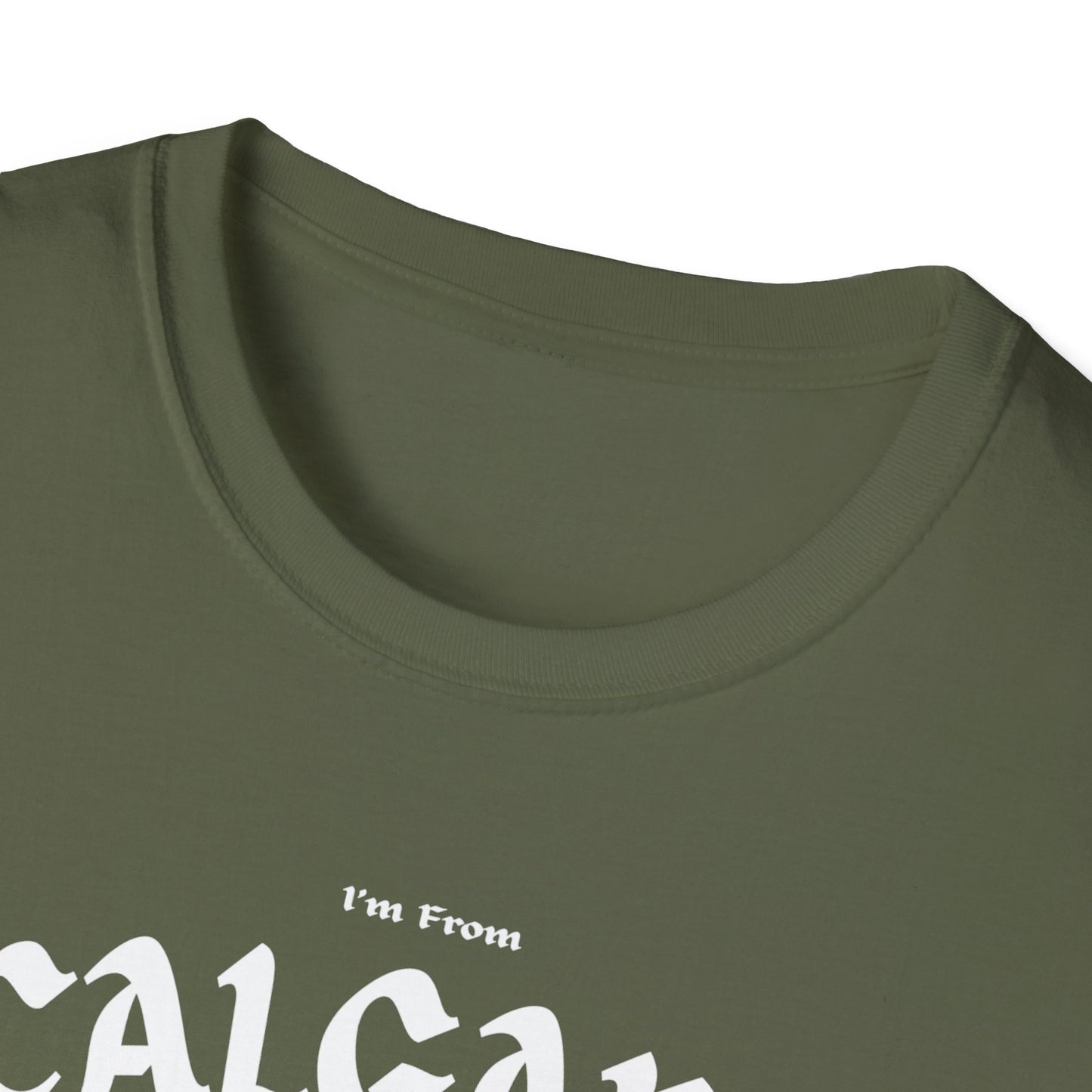 Calgary Underestimate Gal T-Shirt, c011-n00-s001 Softstyle Graphic Tee, Unisex Casual Wear, Support'n Locals Merch, Gift for Community Lovers.