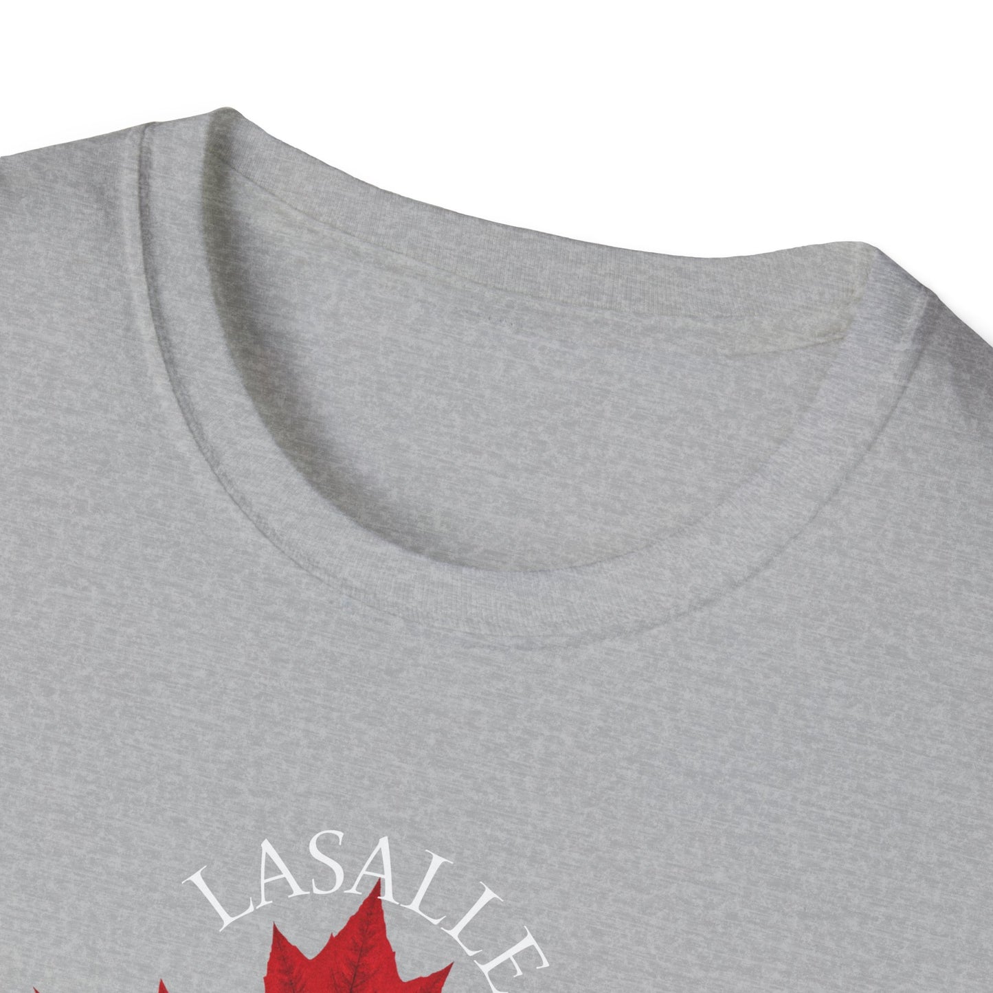 LASALLE Local Crusader, 1 Leaf, I Support Locals T-Shirt, Softstyle Graphic Tee, Unisex Casual Wear, Support Local Merch, Gift for Community Lovers, Finkz Windsor