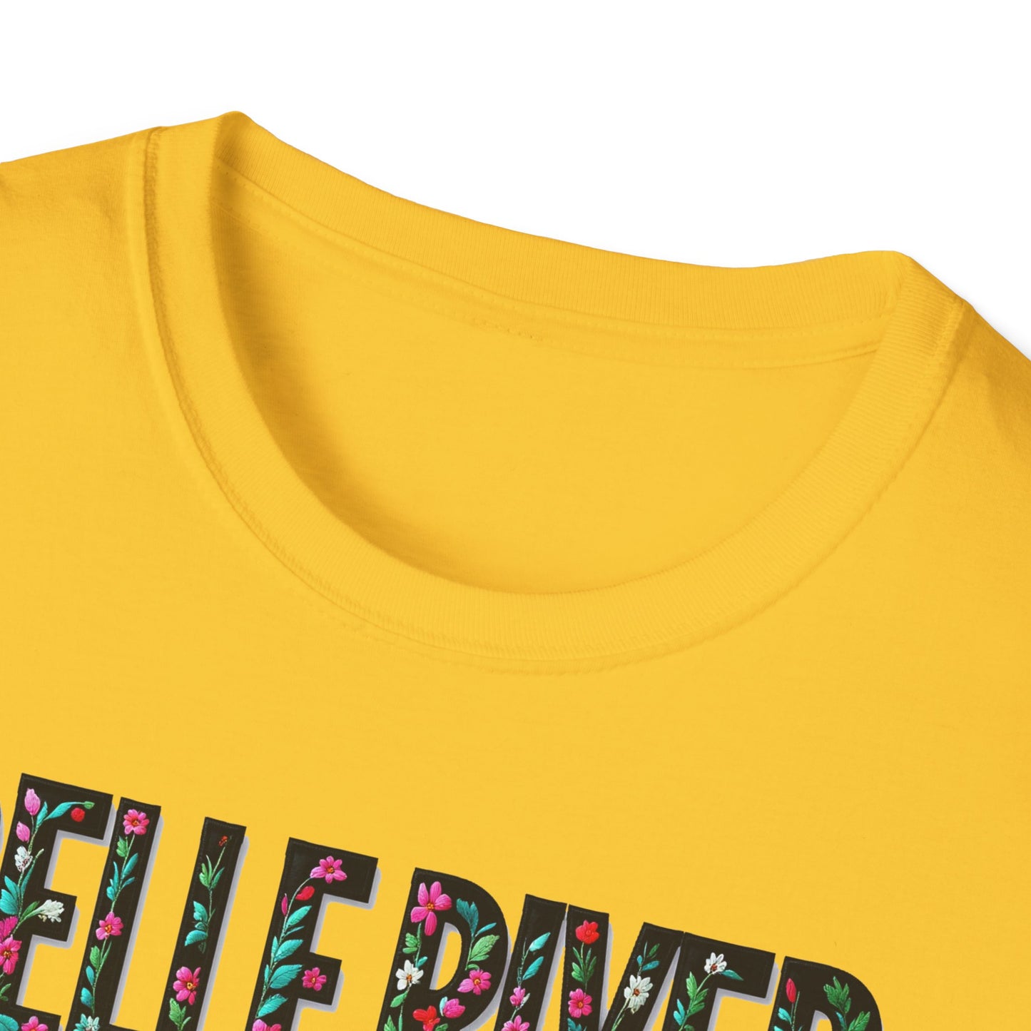 BELLE RIVER Local Gal Flower-Heart T-Shirt, 3 Softstyle Graphic Tee, Unisex Casual Wear, Support Local Merch, Gift for Community Lovers, Finkz WINDSOR