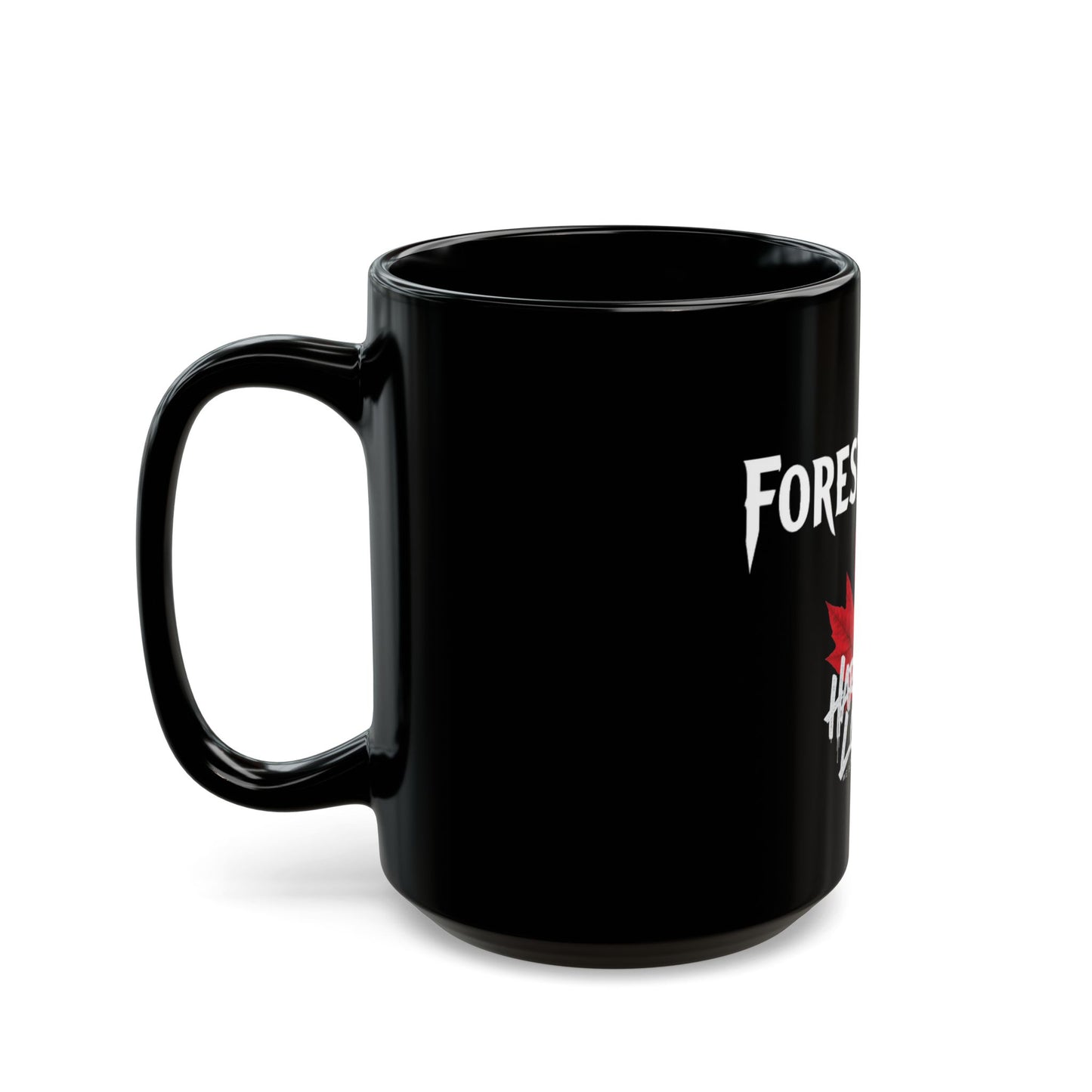 FOREST GLADE HARDCORE LOCAL Black Mug - 15oz Coffee Cup FINKZ WINDSOR