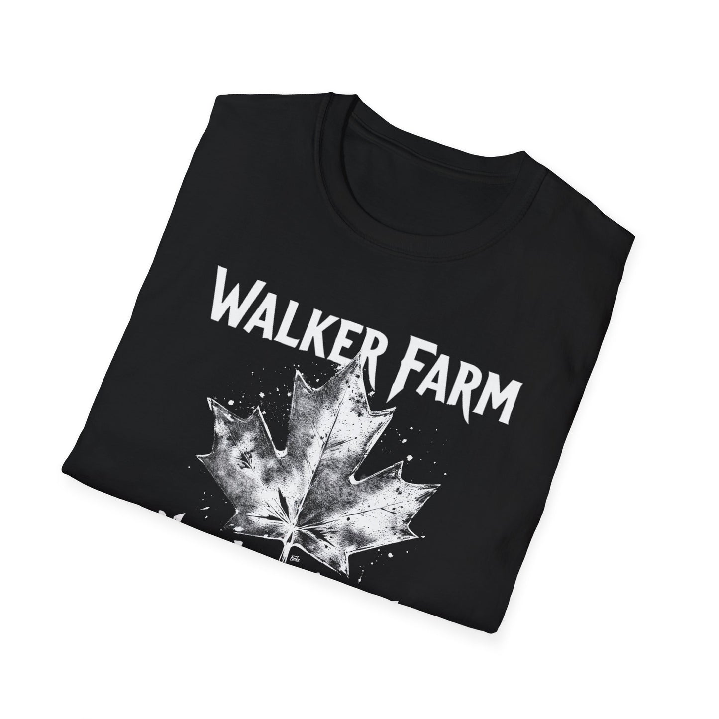 WALKER FARM, Rep'n My Hood, Hardcore Local Cool Leaf T-Shirt, Softstyle Graphic Tee, Unisex Casual Wear, Support Local Merch, Gift for Community Lovers, Finkz WINDSOR