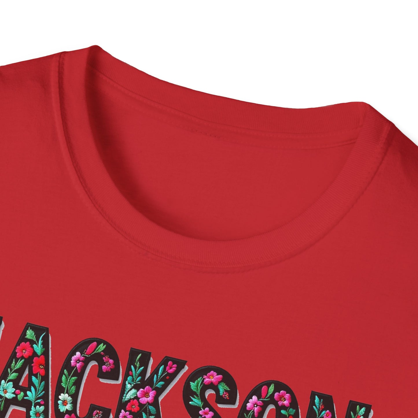Jackson Park Windsor Flower T-Shirt, Softstyle Graphic Tee, Unisex Casual Wear, Support Local Merch, Gift for Community Lovers