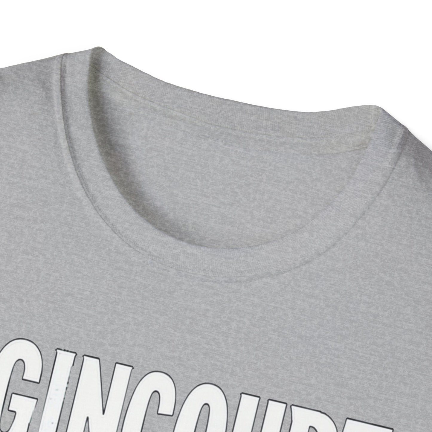 Agincourt Hardcore We Support Our Own Red Leaf T-Shirt, c06-n01-s006 Softstyle Graphic Tee, Unisex Casual Wear, Support'n Locals Merch, Gift for Community Lovers.