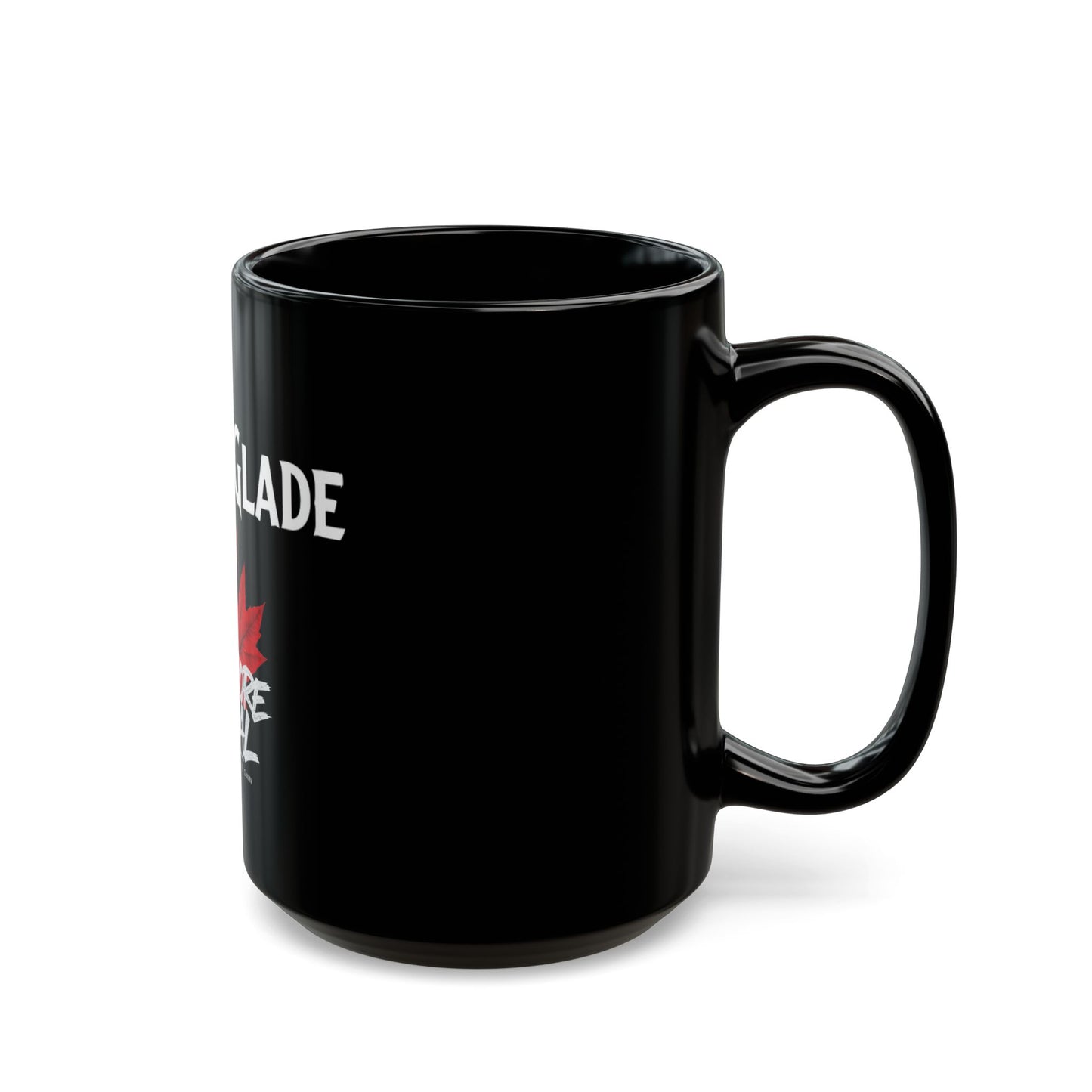FOREST GLADE HARDCORE LOCAL Black Mug - 15oz Coffee Cup FINKZ WINDSOR
