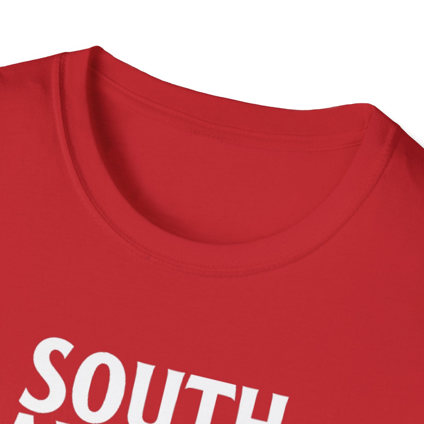 South Cameron Hardcore Local Red Leaf, We Support Our Own, 1 T-Shirt, Softstyle Graphic Tee, Unisex Casual Wear, Support Local Merch, Gift for Community Lovers
