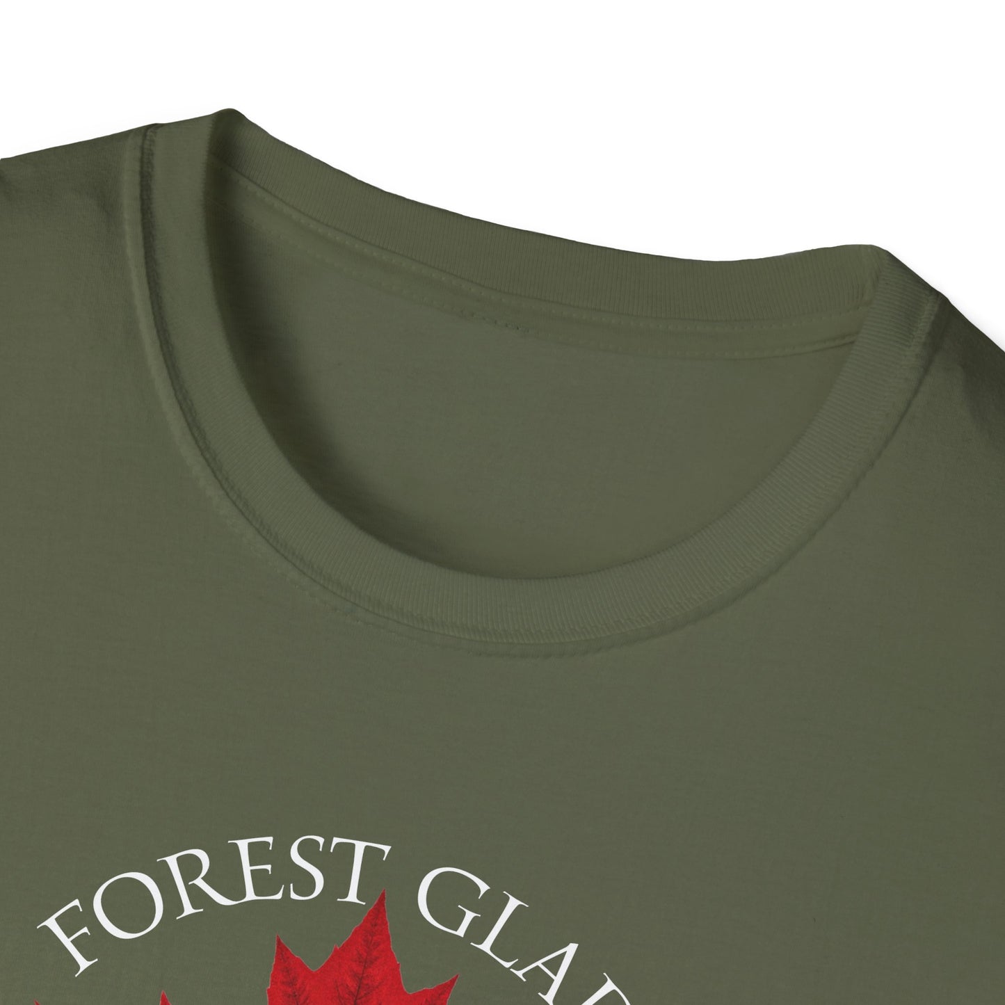 FOREST GLADE Local Crusader, 1 Leaf, I Support Locals T-Shirt, Softstyle Graphic Tee, Unisex Casual Wear, Support Local Merch, Gift for Community Lovers, Finkz Windsor