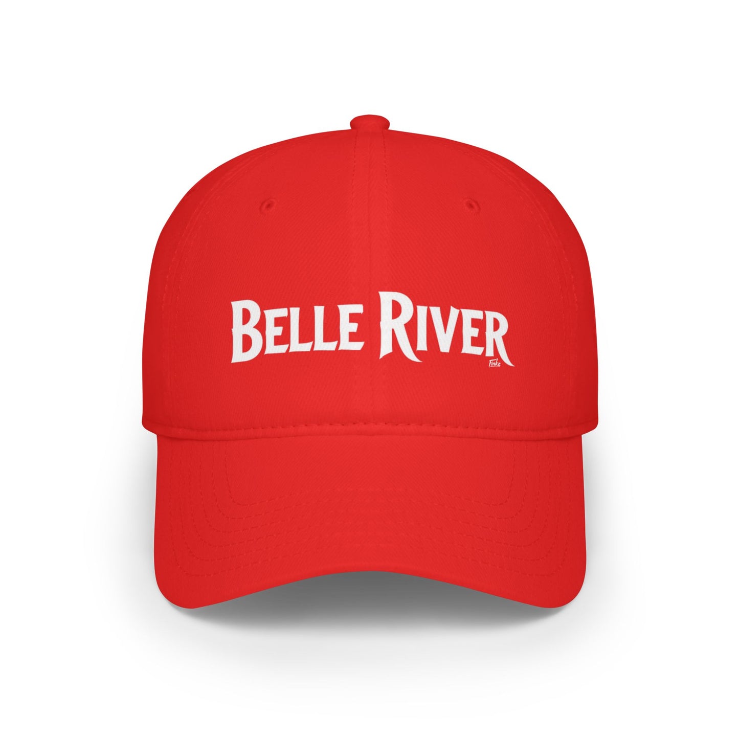 Belle River Low Profile Baseball Cap - Red Hat for Community Lovers Finkz Windsor