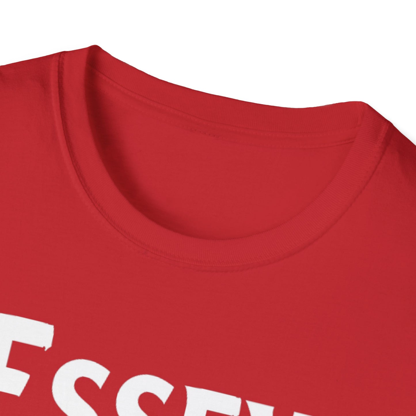 Essex Hardcore Local Red Leaf, We Support Our Own, 1 T-Shirt, Softstyle Graphic Tee, Unisex Casual Wear, Support Local Merch, Gift for Community Lovers