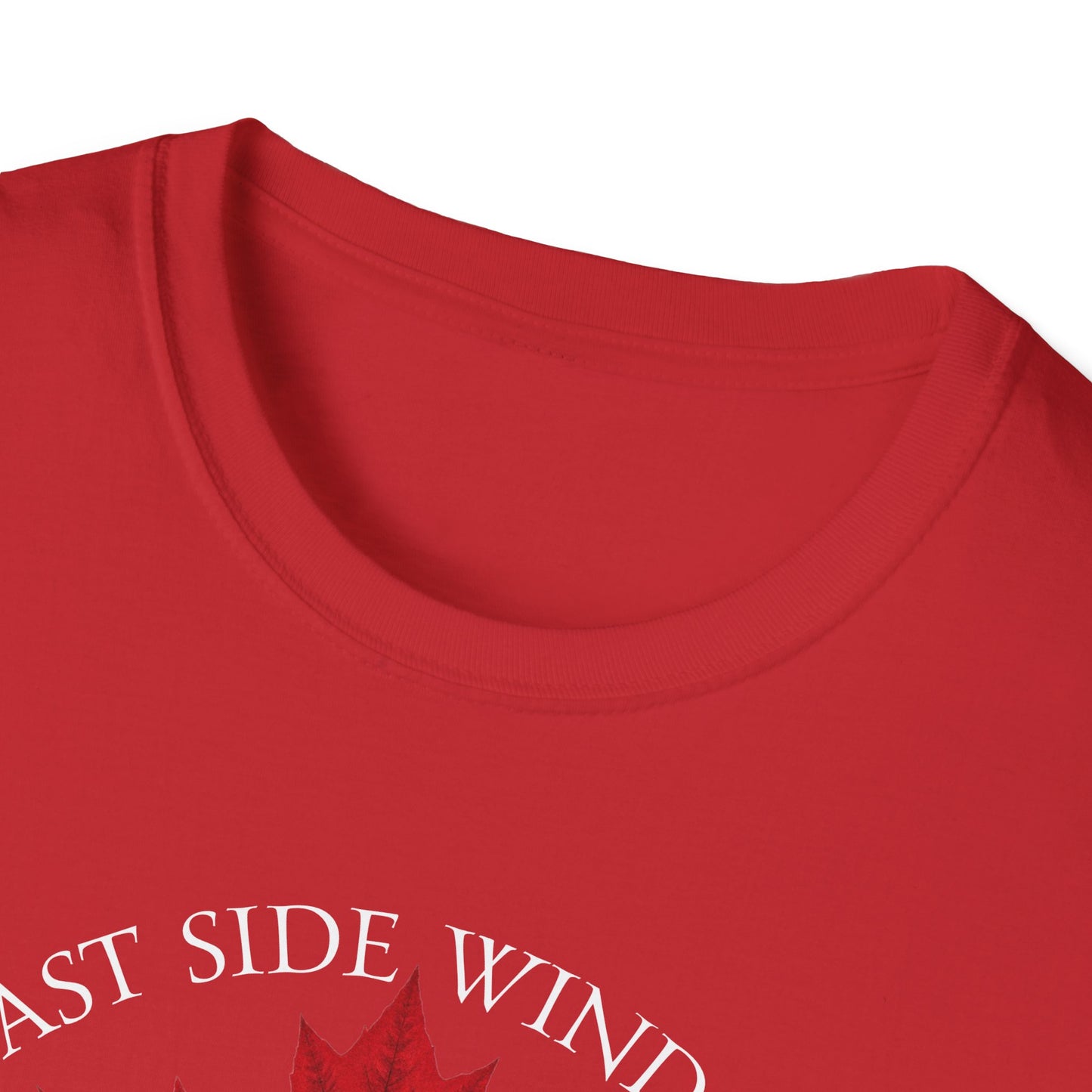 EAST SIDE Local Crusader, 1 Leaf, I Support Locals T-Shirt, Softstyle Graphic Tee, Unisex Casual Wear, Support Local Merch, Gift for Community Lovers, Finkz Windsor