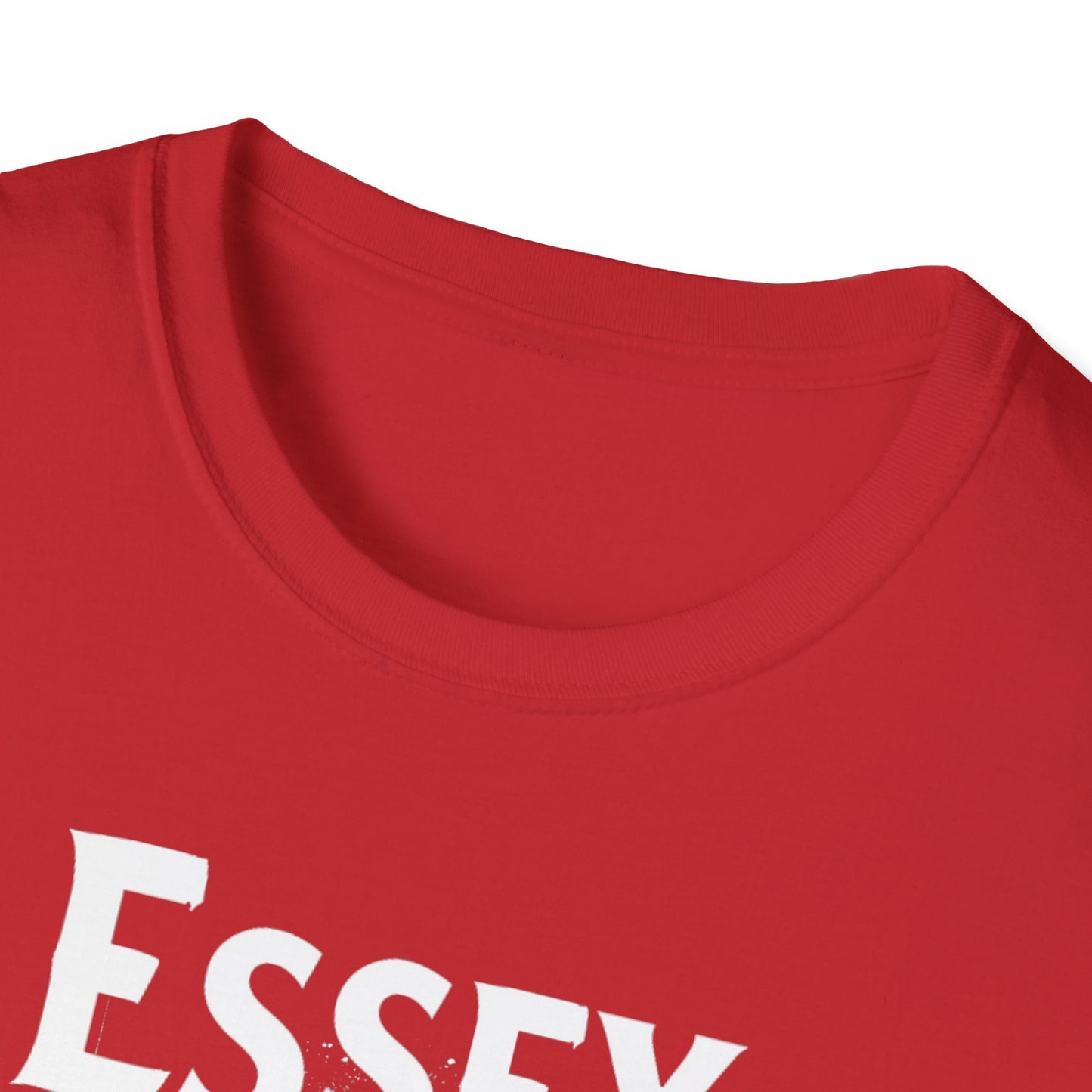 ESSEX, We Support Our Own 2, Hardcore Local White Leaf T-Shirt, Softstyle Graphic Tee, Unisex Casual Wear, Support Local Merch, Gift for Community Lovers Finkz Windsor