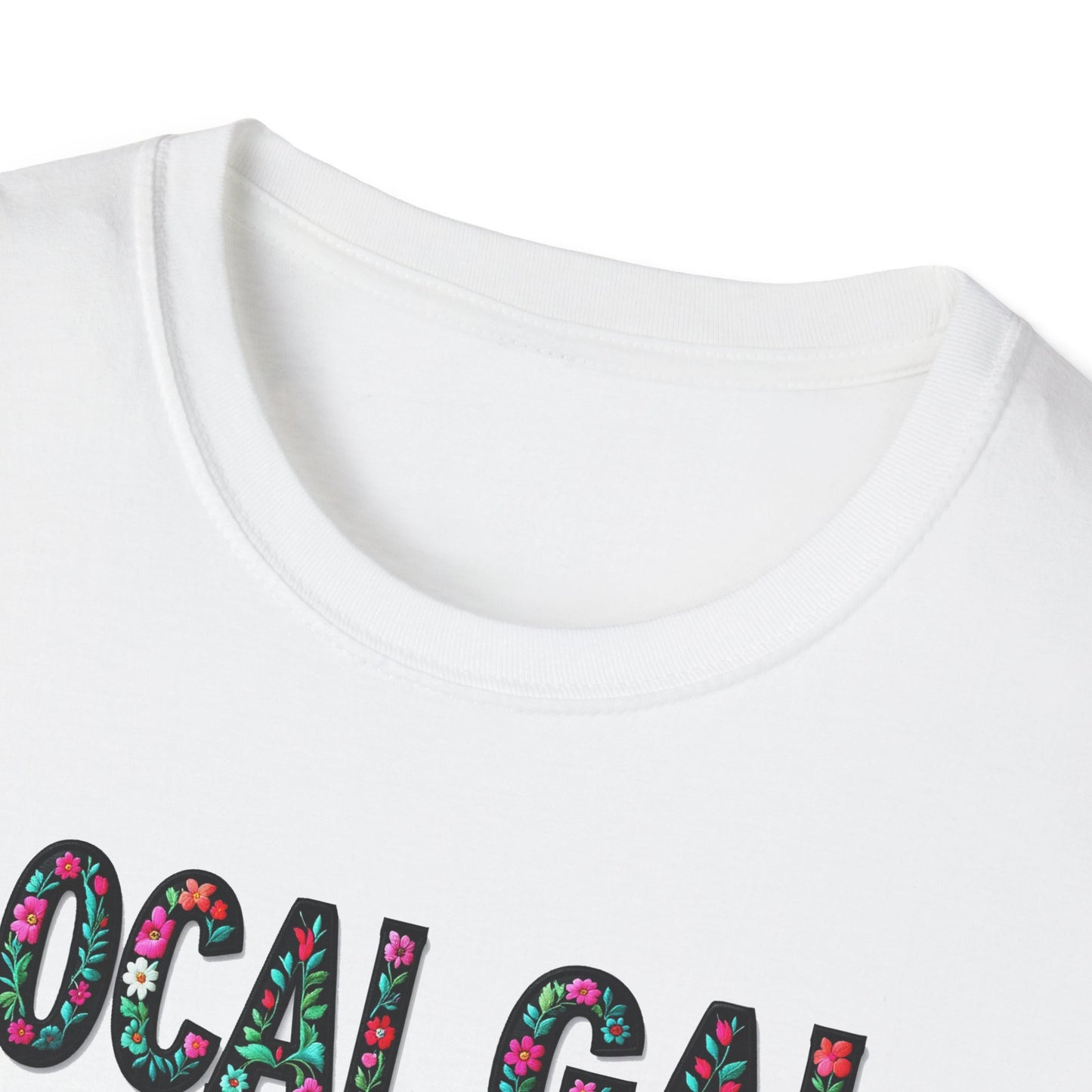 Windsor Local Gal Flower-Heart T-Shirt, Softstyle Graphic Tee, Unisex Casual Wear, Support Local Merch, Gift for Community Lovers, Finkz