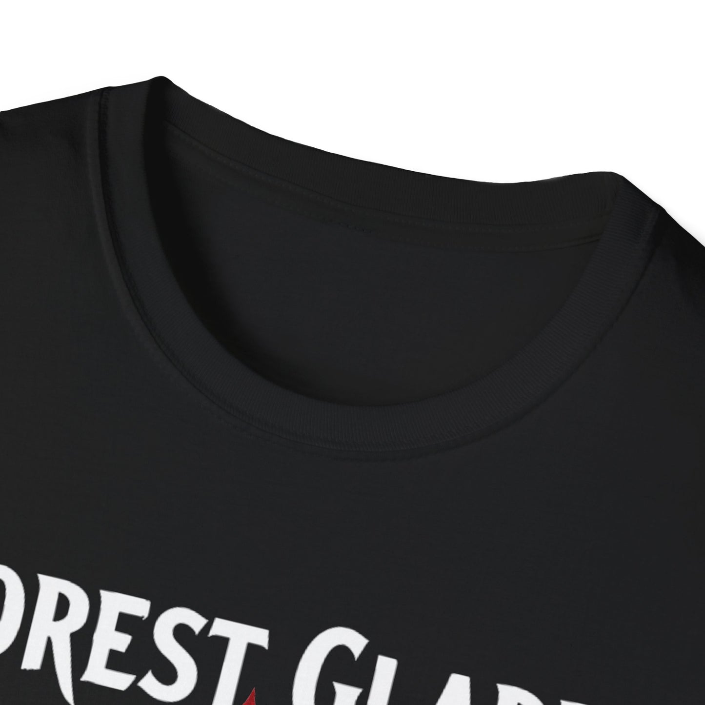 Forest Glade Hardcore Local Red Leaf, We Support Our Own, 1 T-Shirt, Softstyle Graphic Tee, Unisex Casual Wear, Support Local Merch, Gift for Community Lovers