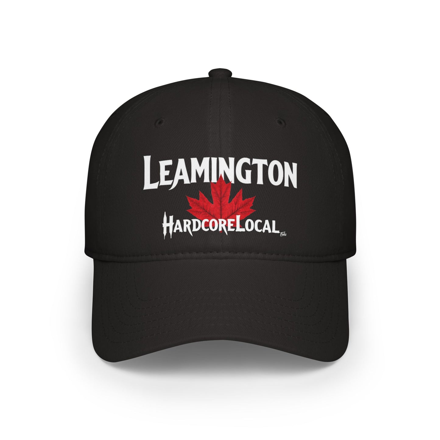 LEAMINGTON HARDCORE BIG LEAF Low Profile Baseball Cap - Red Hat for Community Lovers FINKZ WINDSOR